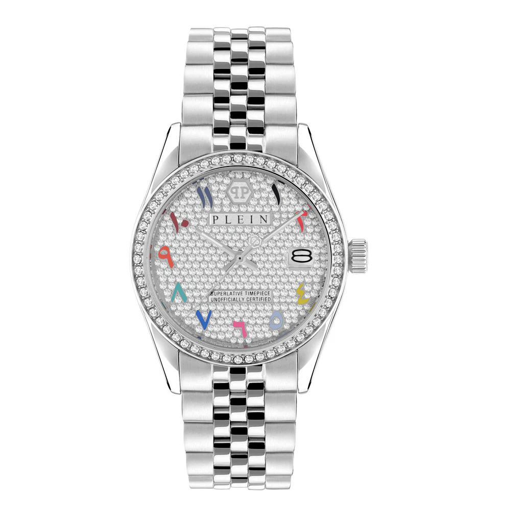 Philipp Plein Rock Couture Ladies White Watch