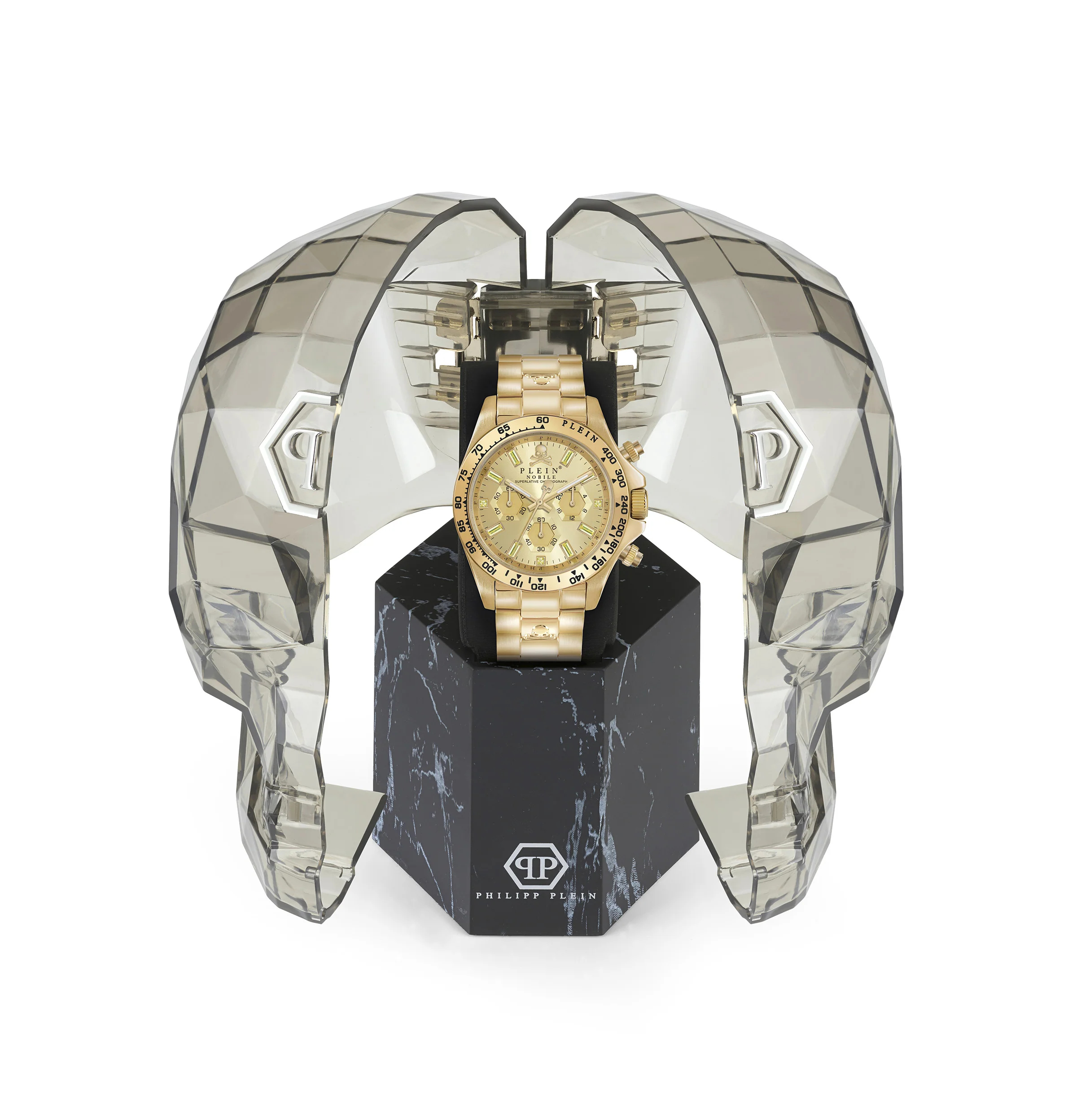 Philipp Plein Rock Couture Men's Gold Watch - Image 4