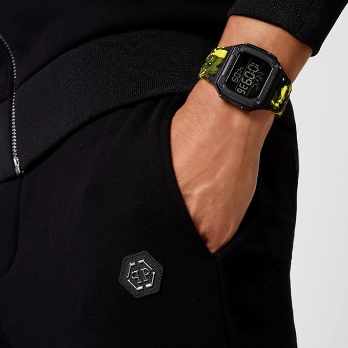 Philipp Plein Watch Hyper Shock Yellow Camo - Image 4