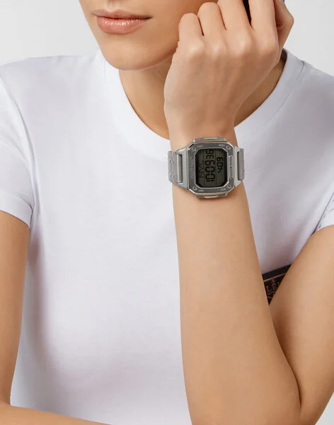 Philipp Plein Watch Hyper Shock Silver - Image 4