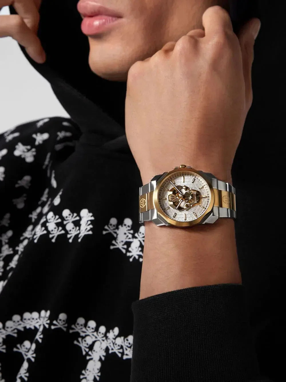 Philipp Plein Watch The Skull King Silver Gold - Image 5