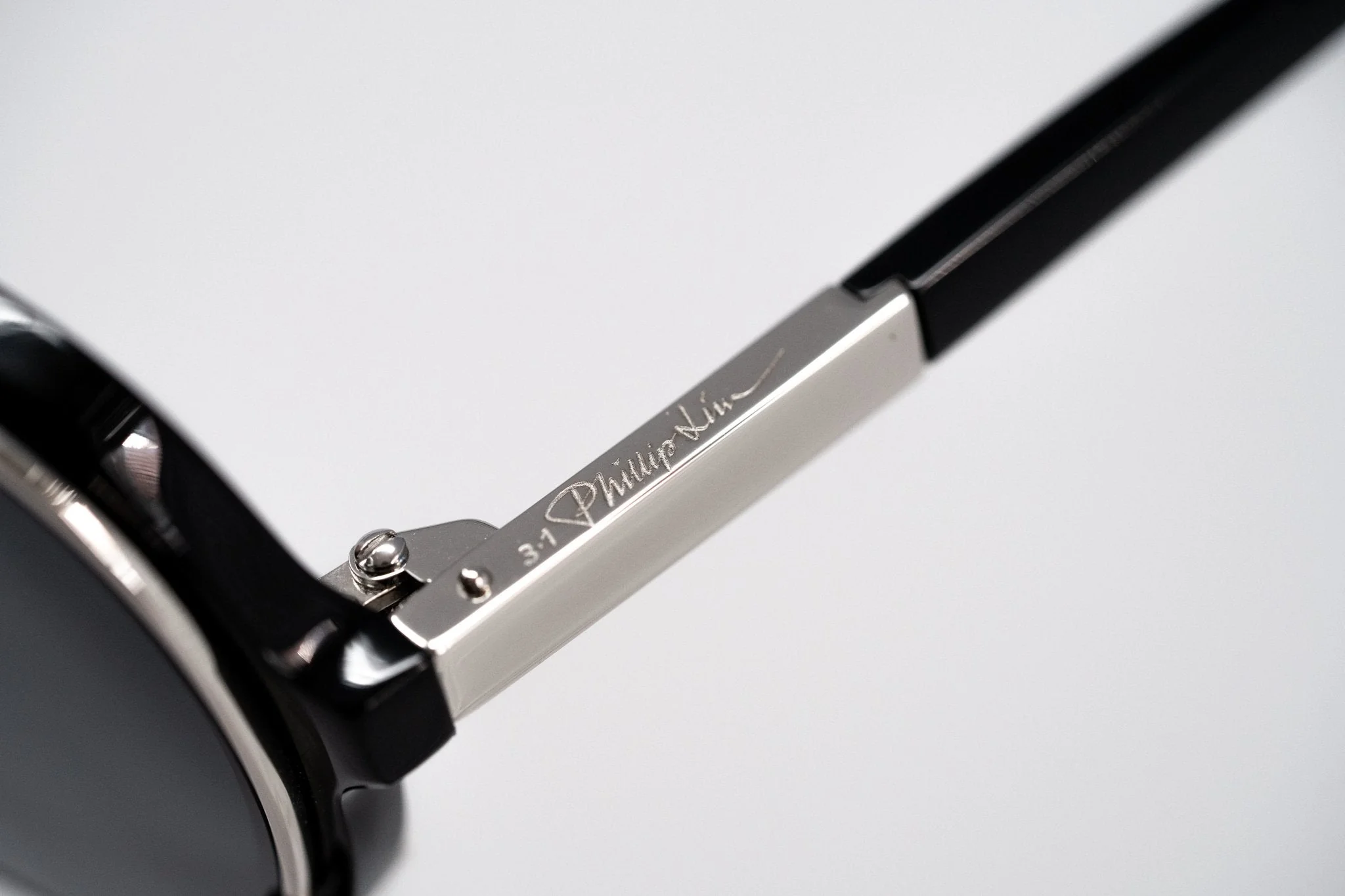 Phillip Lim Sunglasses Silver and Black - Image 10