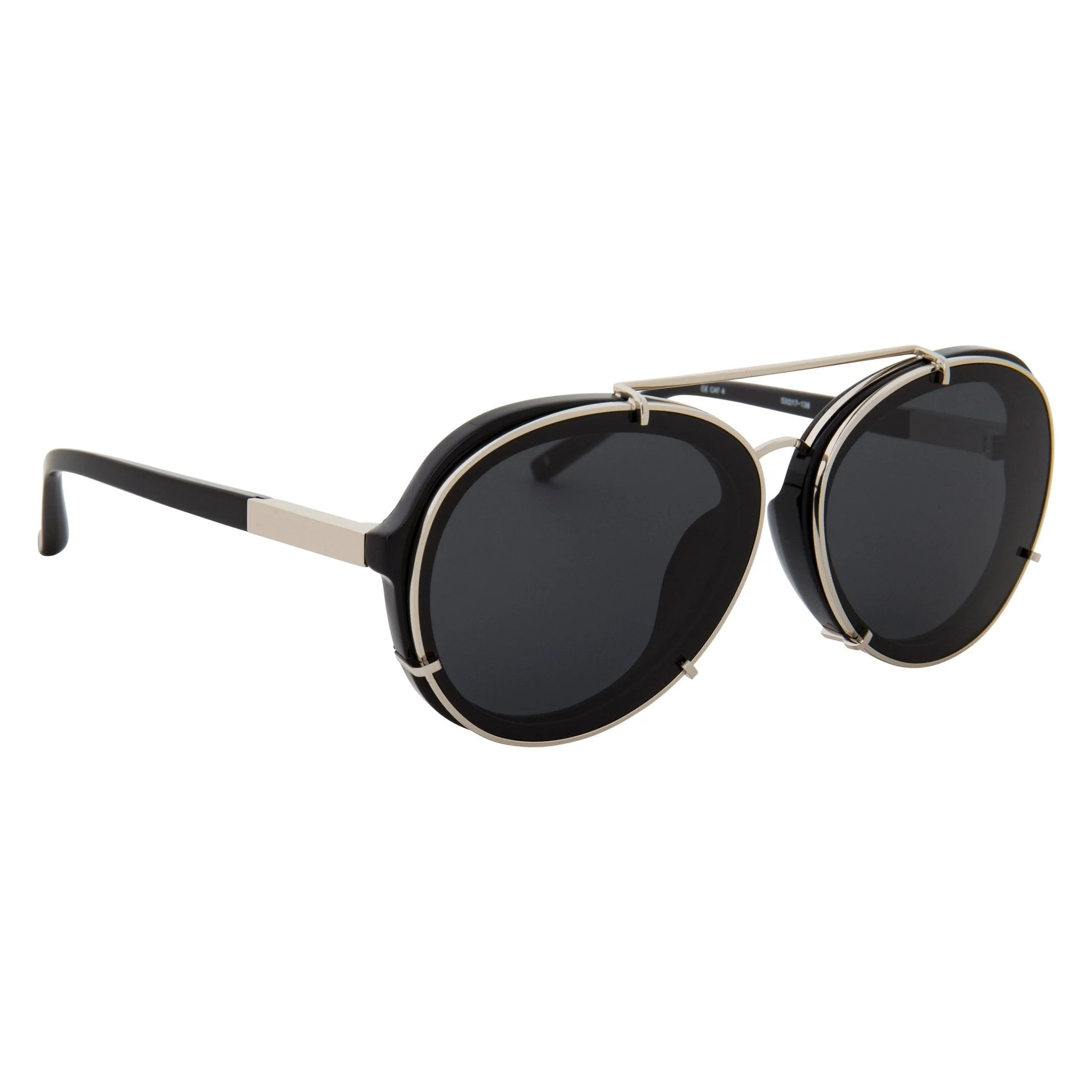 Phillip Lim Sunglasses Silver and Black - Image 2