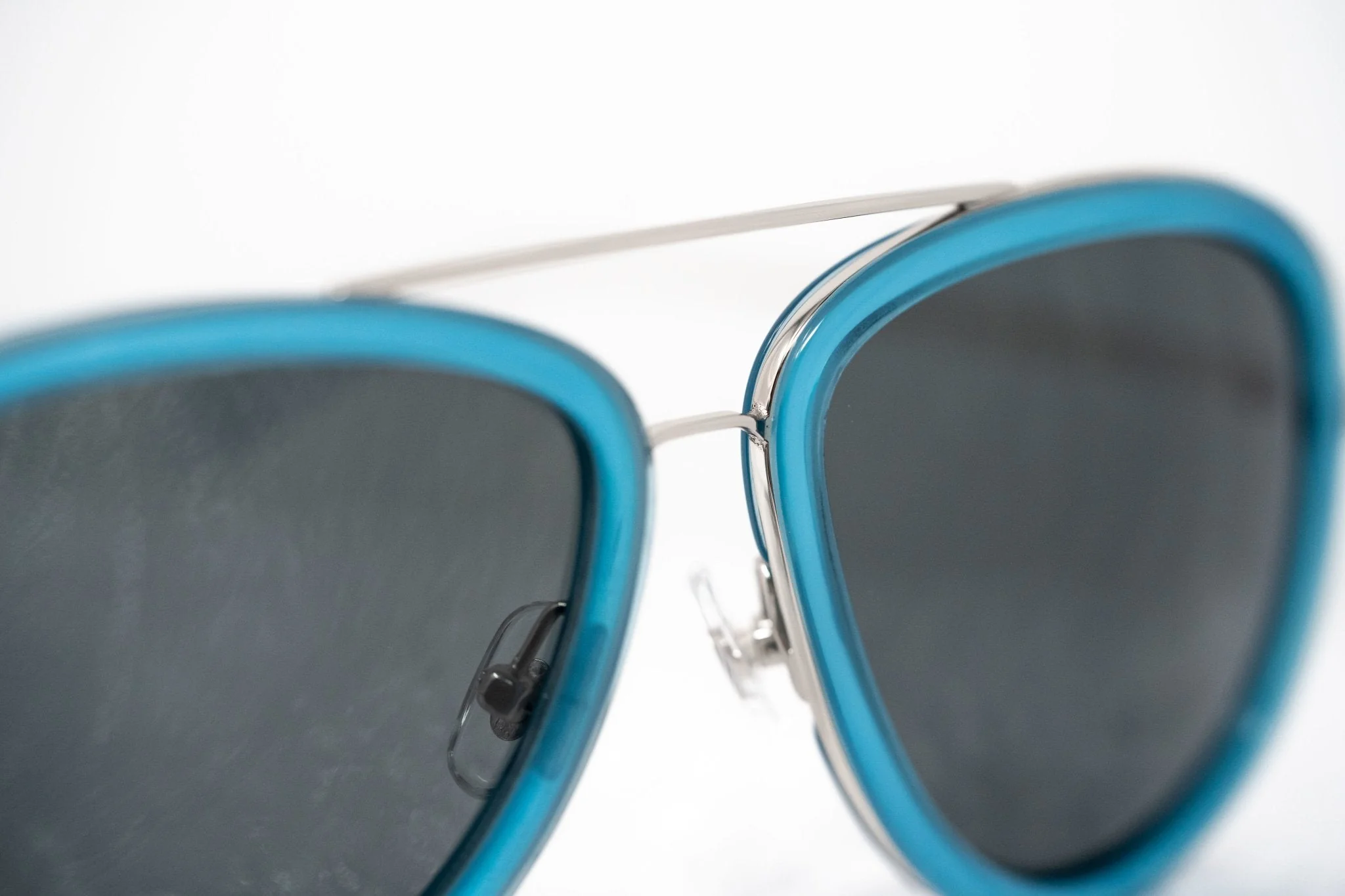 Phillip Lim Sunglasses Turquoise and Grey - Image 8