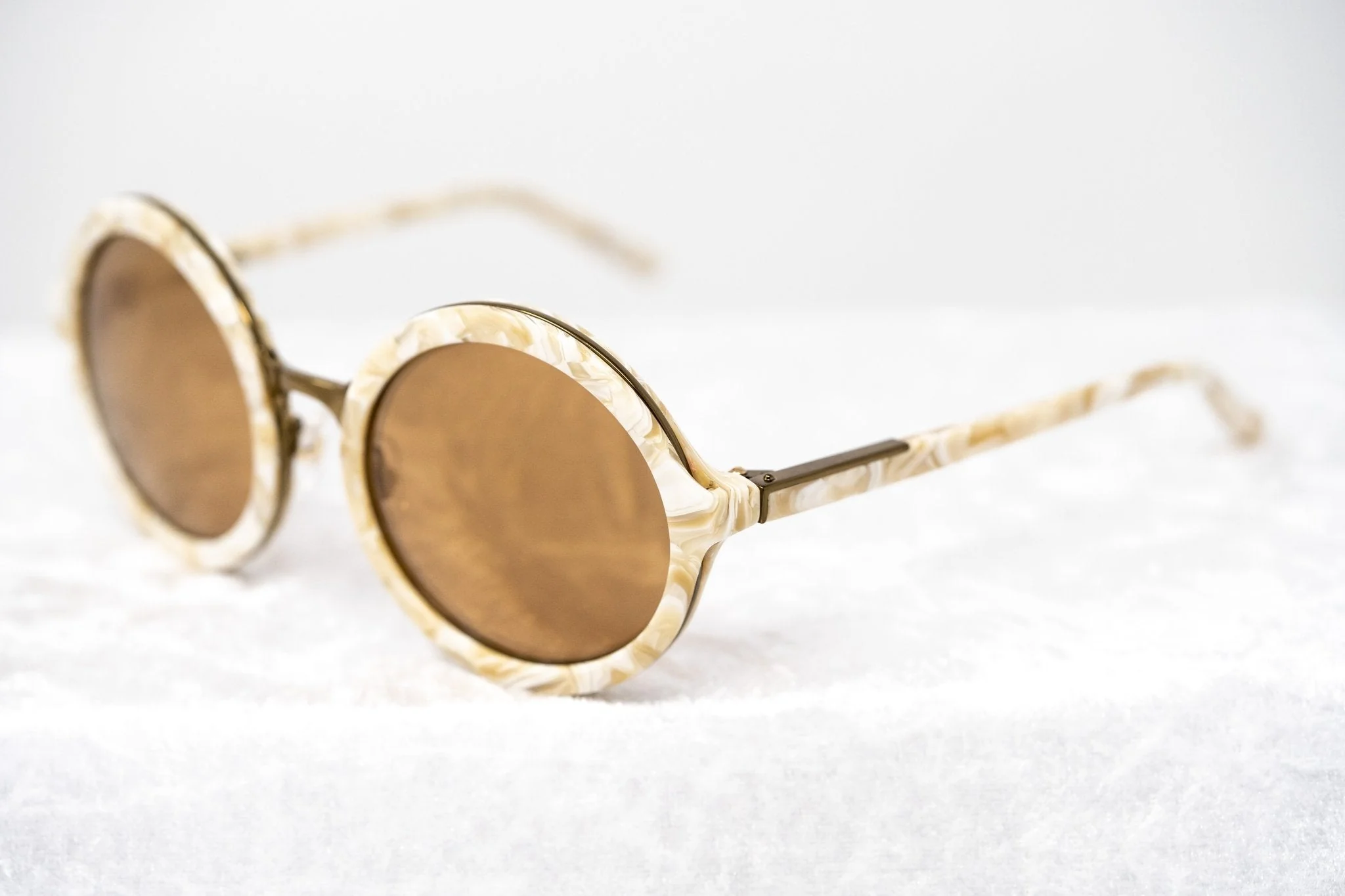 Phillip Lim Ladies Sunglasses Round Horn and Bronze - Image 5