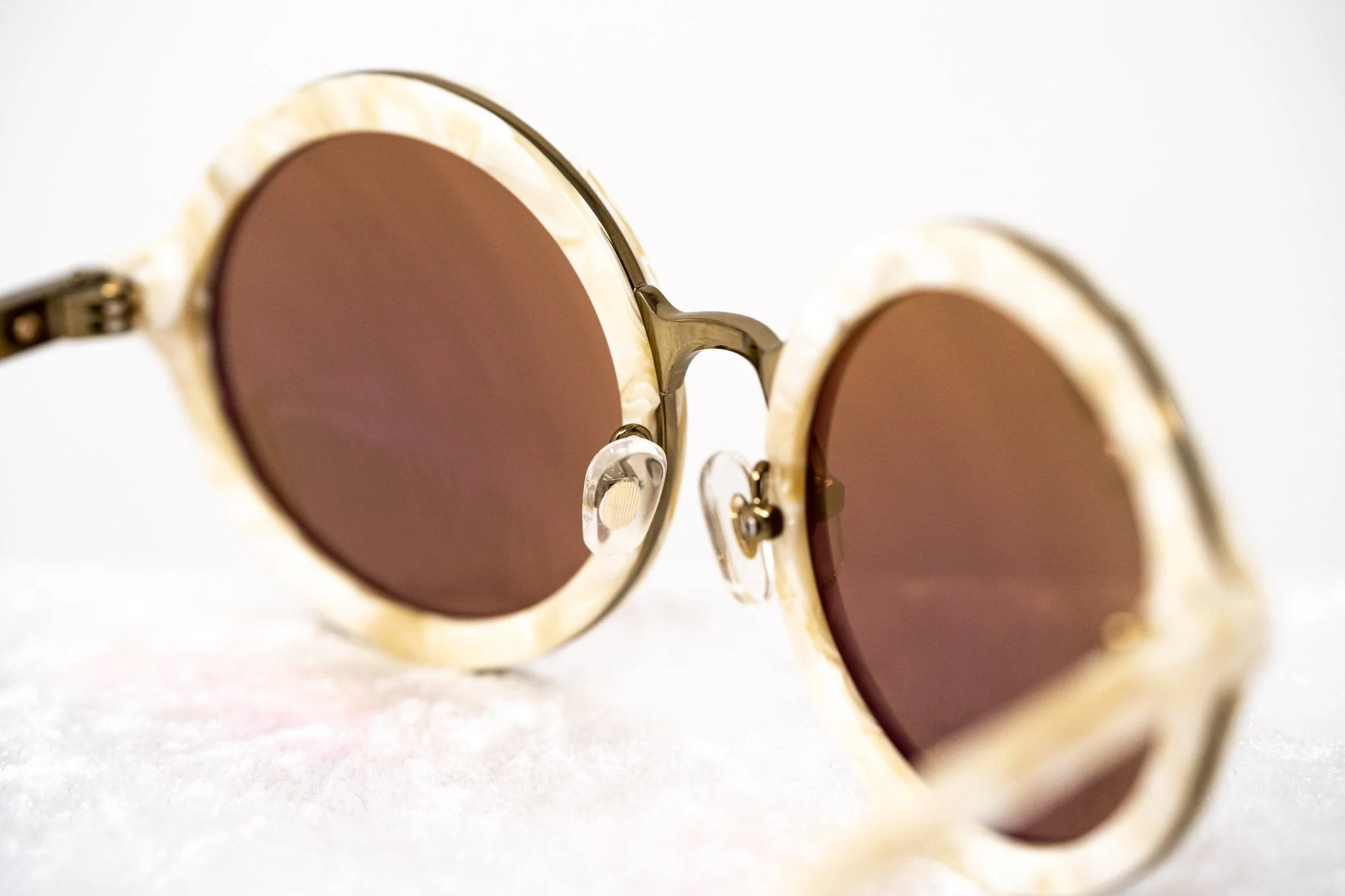 Phillip Lim Ladies Sunglasses Round Horn and Bronze - Image 7