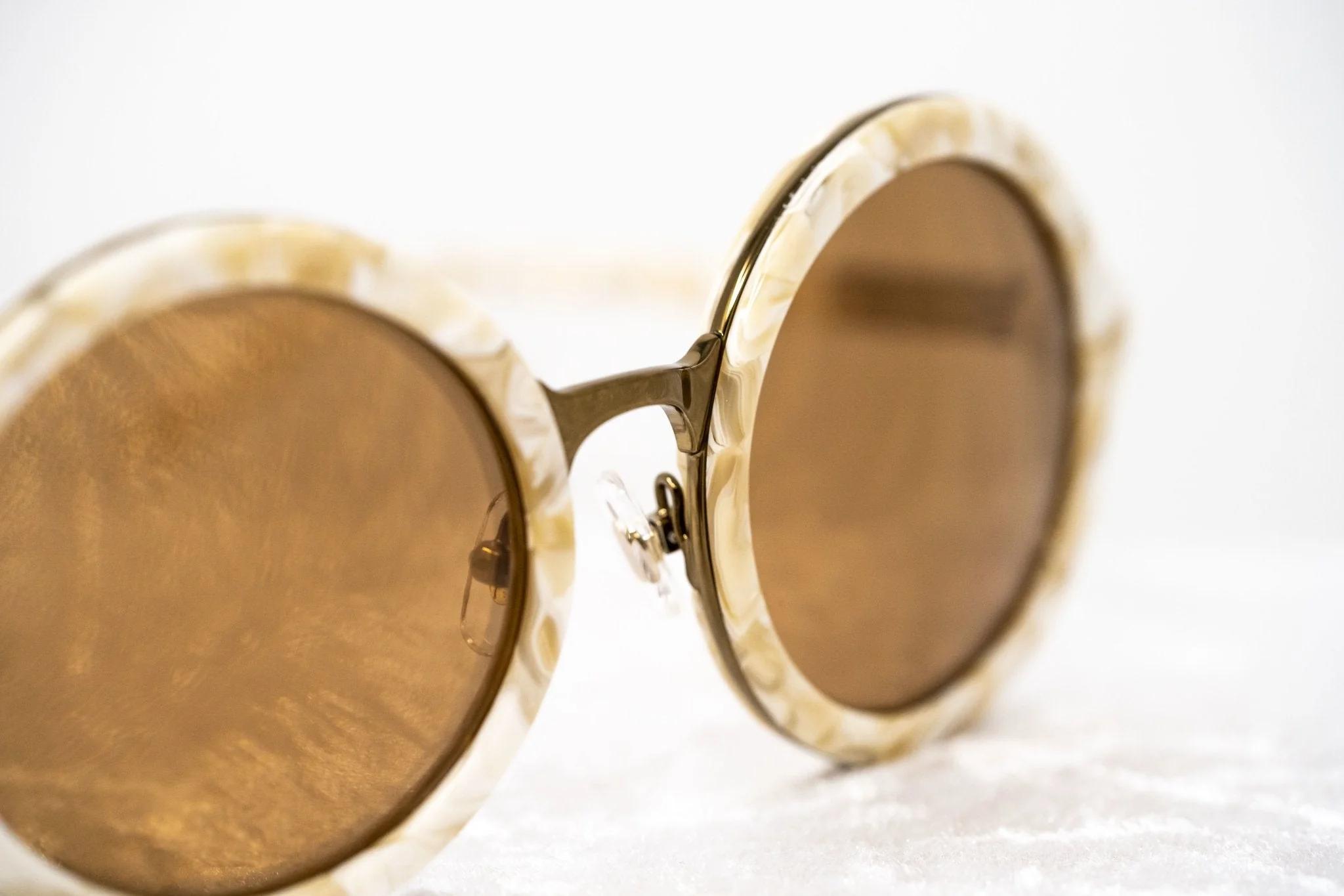 Phillip Lim Ladies Sunglasses Round Horn and Bronze - Image 8
