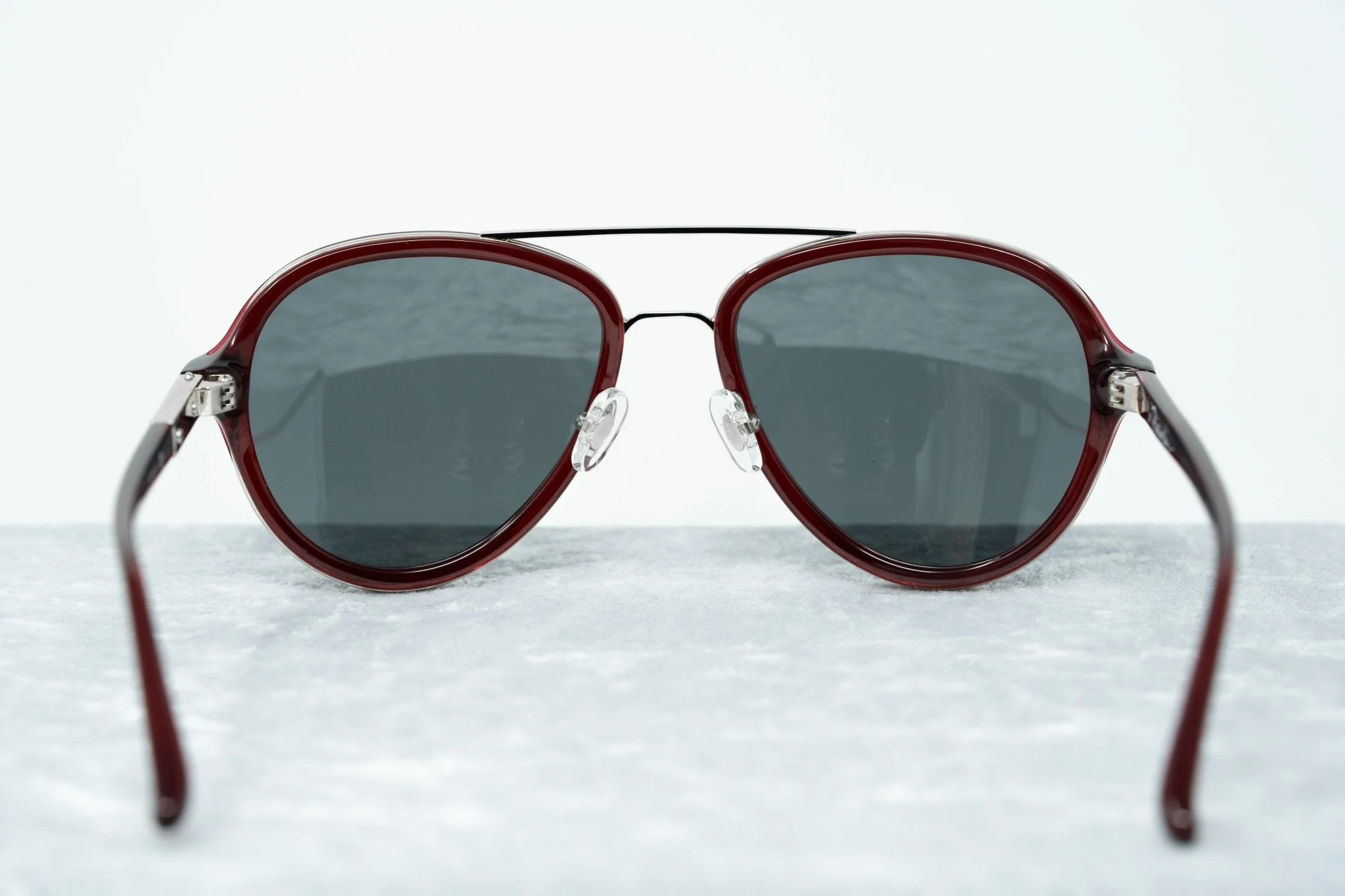 Phillip Lim Men's Sunglasses Merlot and Green - Image 6