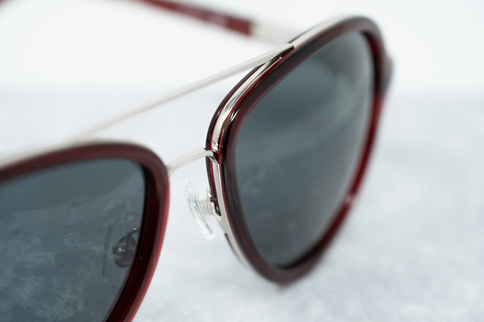 Phillip Lim Men's Sunglasses Merlot and Green - Image 8