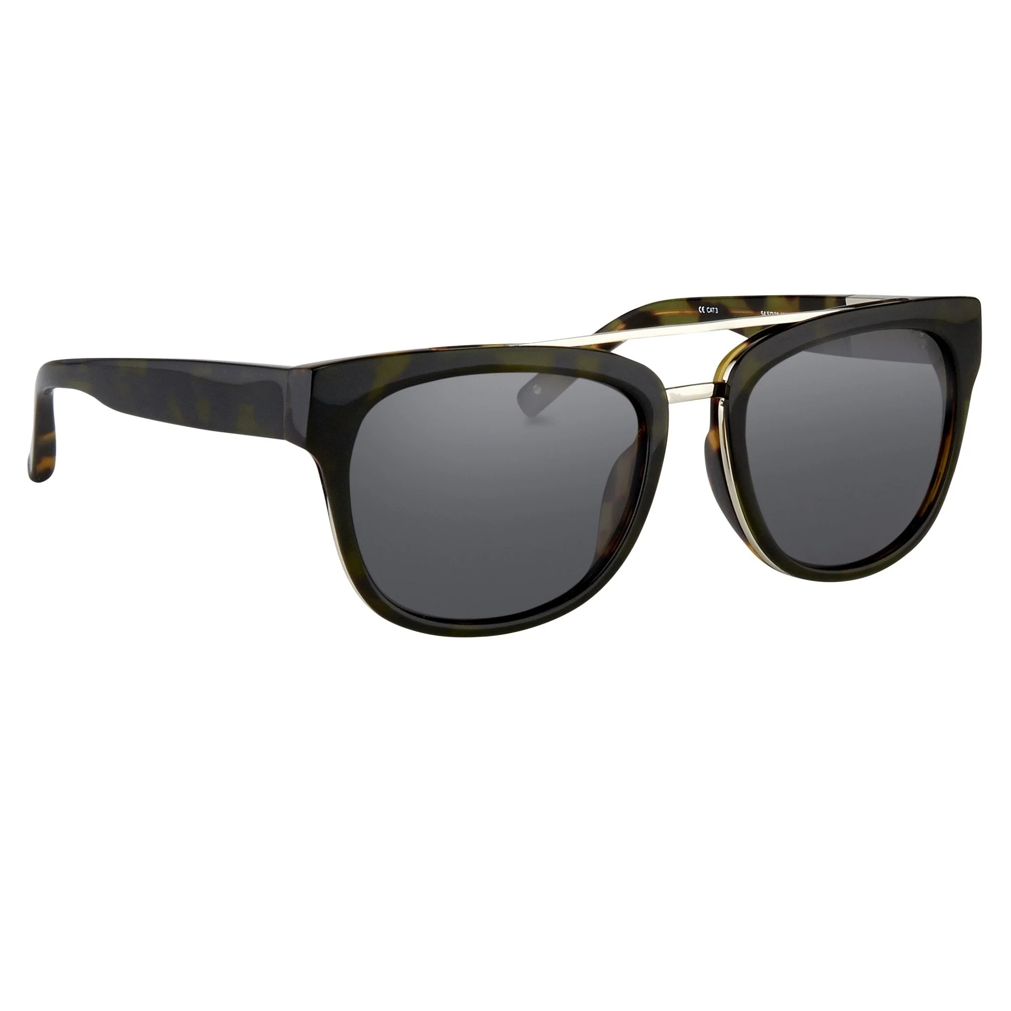 Phillip Lim Men's Sunglasses Rectangular Tortoiseshell and Fog Green - Image 3