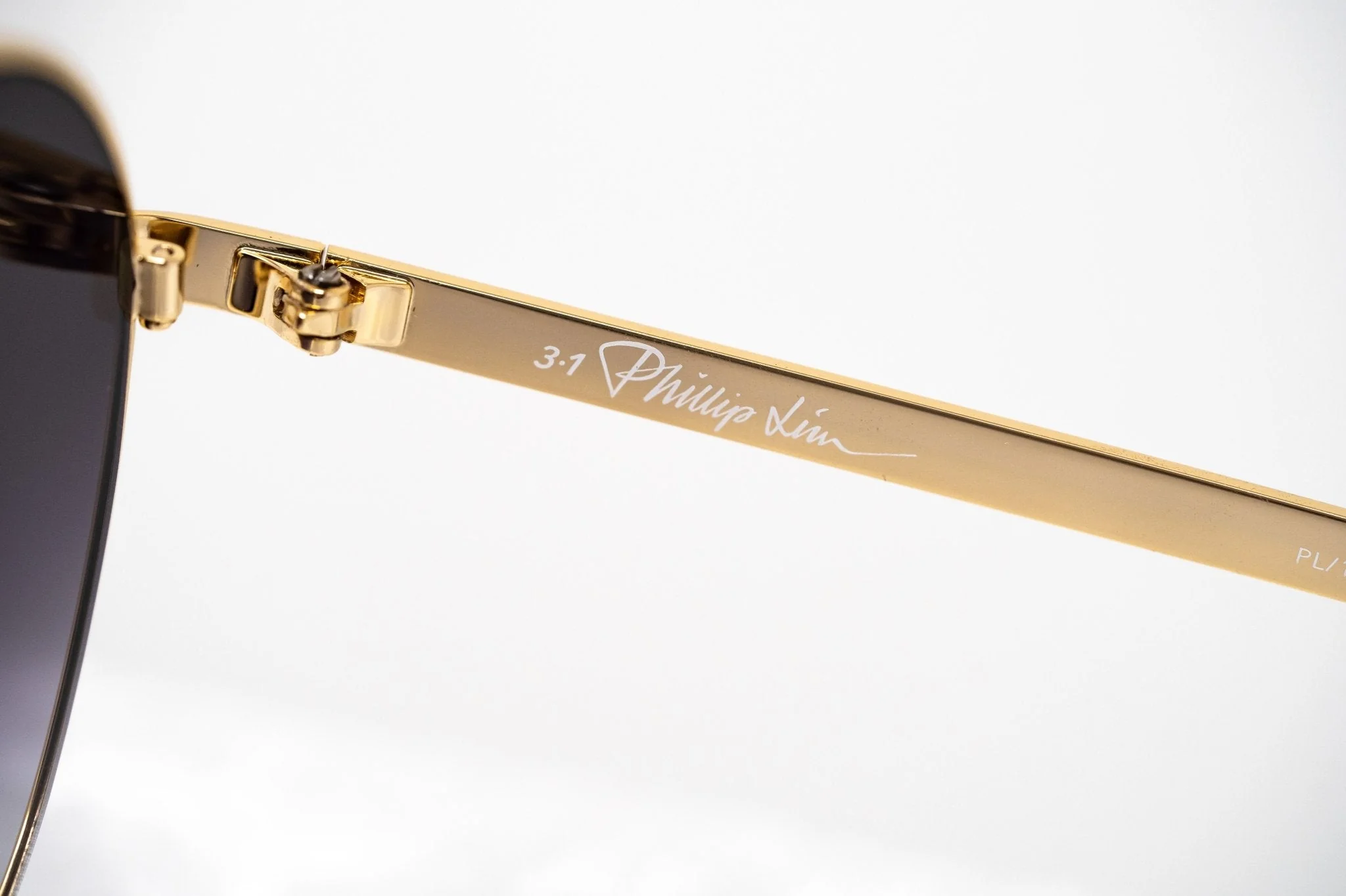 Phillip Lim Sunglasses Shield Gold and Purple - Image 10