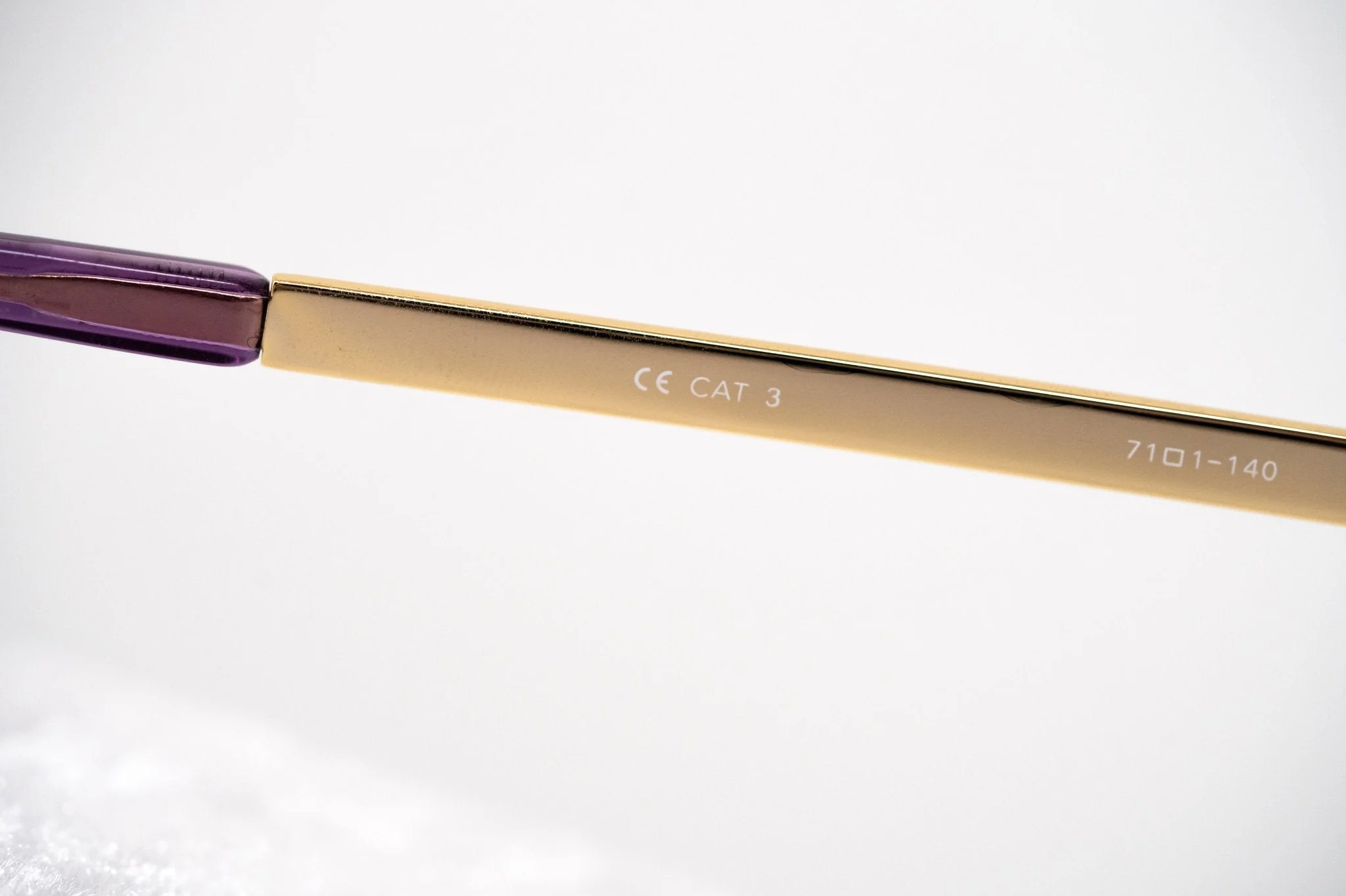 Phillip Lim Sunglasses Shield Gold and Purple - Image 13