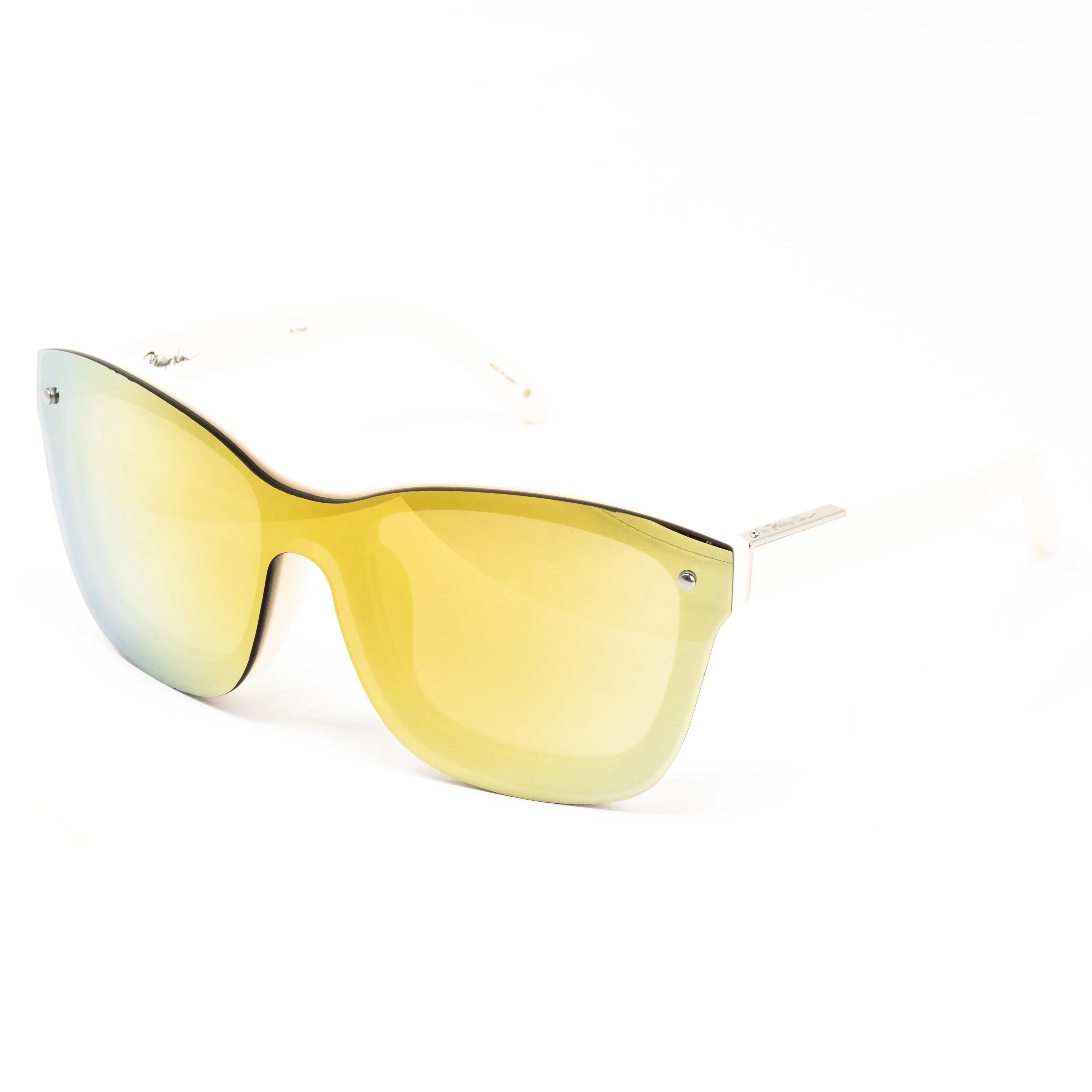Phillip Lim x Linda Farrow White Sunglasses