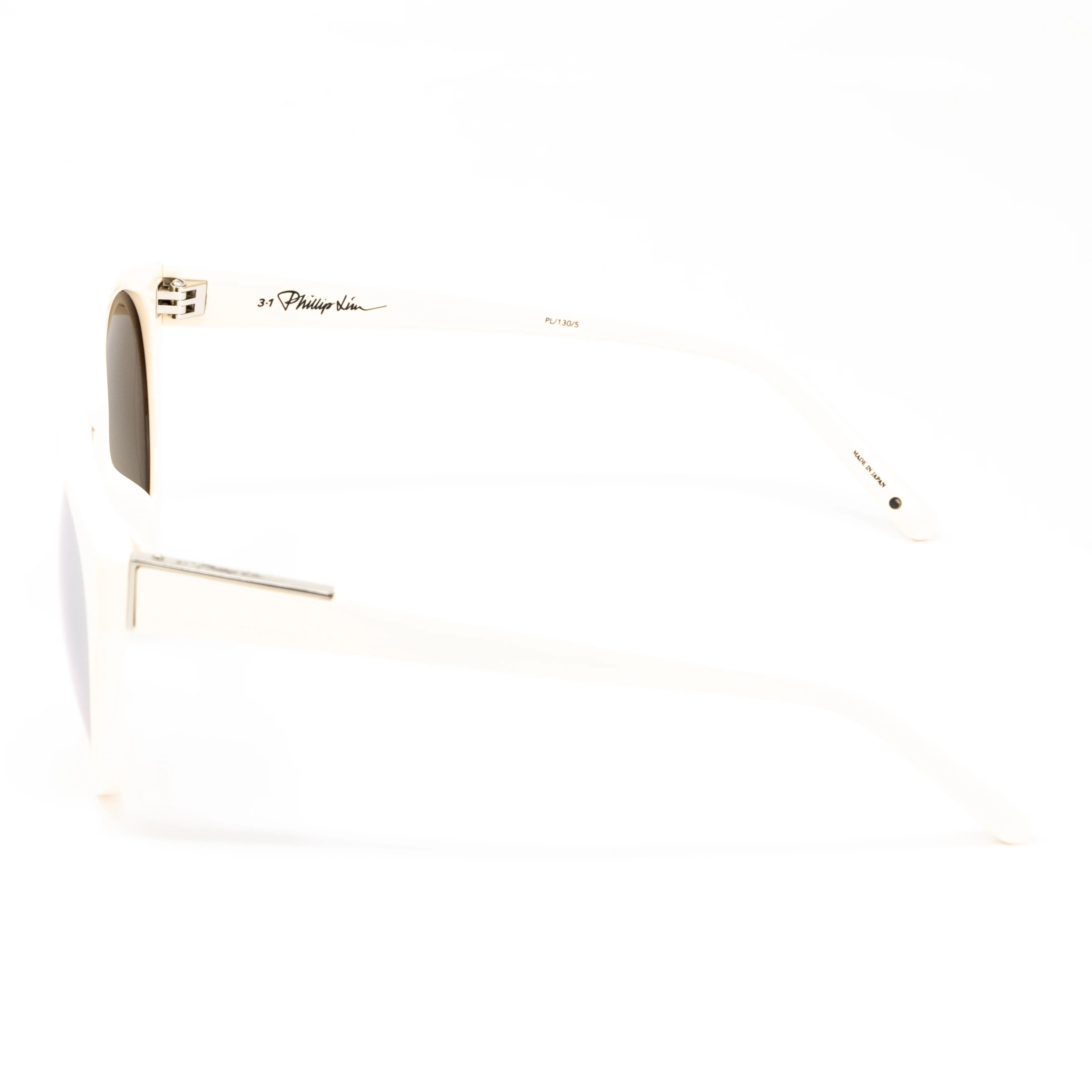 Phillip Lim x Linda Farrow Cream Sunglasses - Image 2
