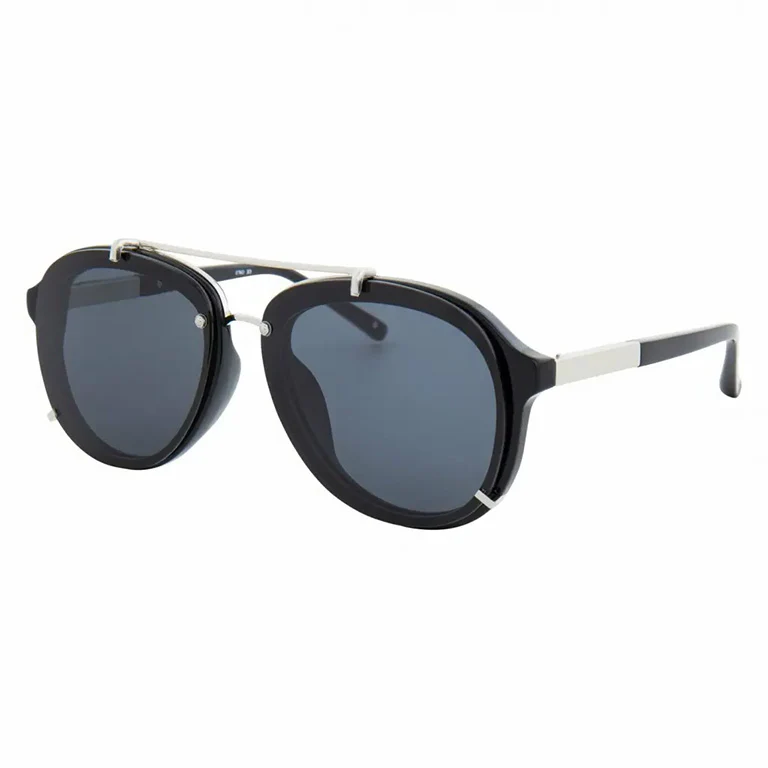 Phillip Lim x Linda Farrow Black Sunglasses