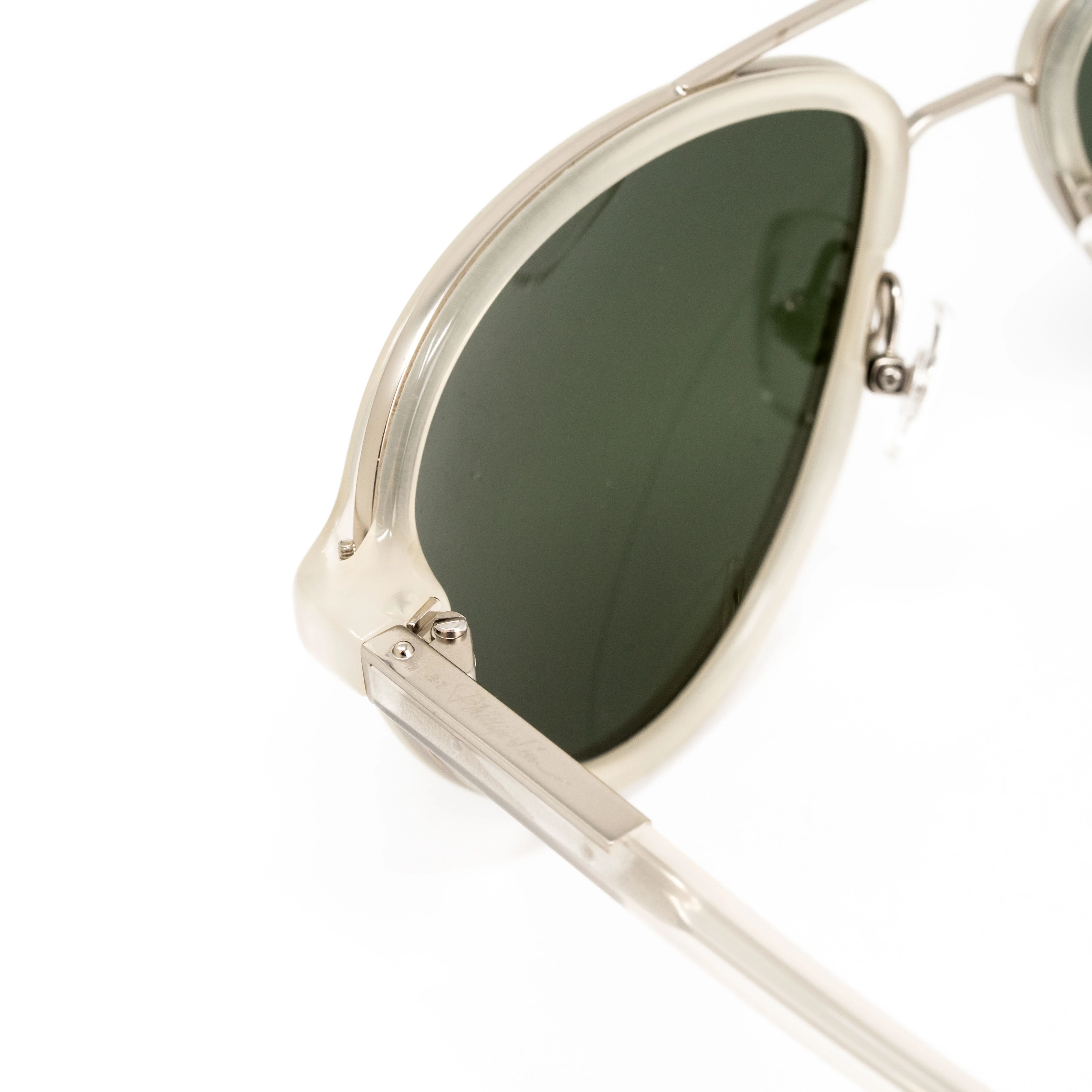 Phillip Lim x Linda Farrow Green Sunglasses - Image 4