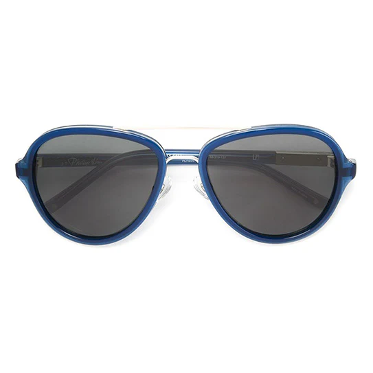 Phillip Lim x Linda Farrow Grey Blue Sunglasses - Image 2