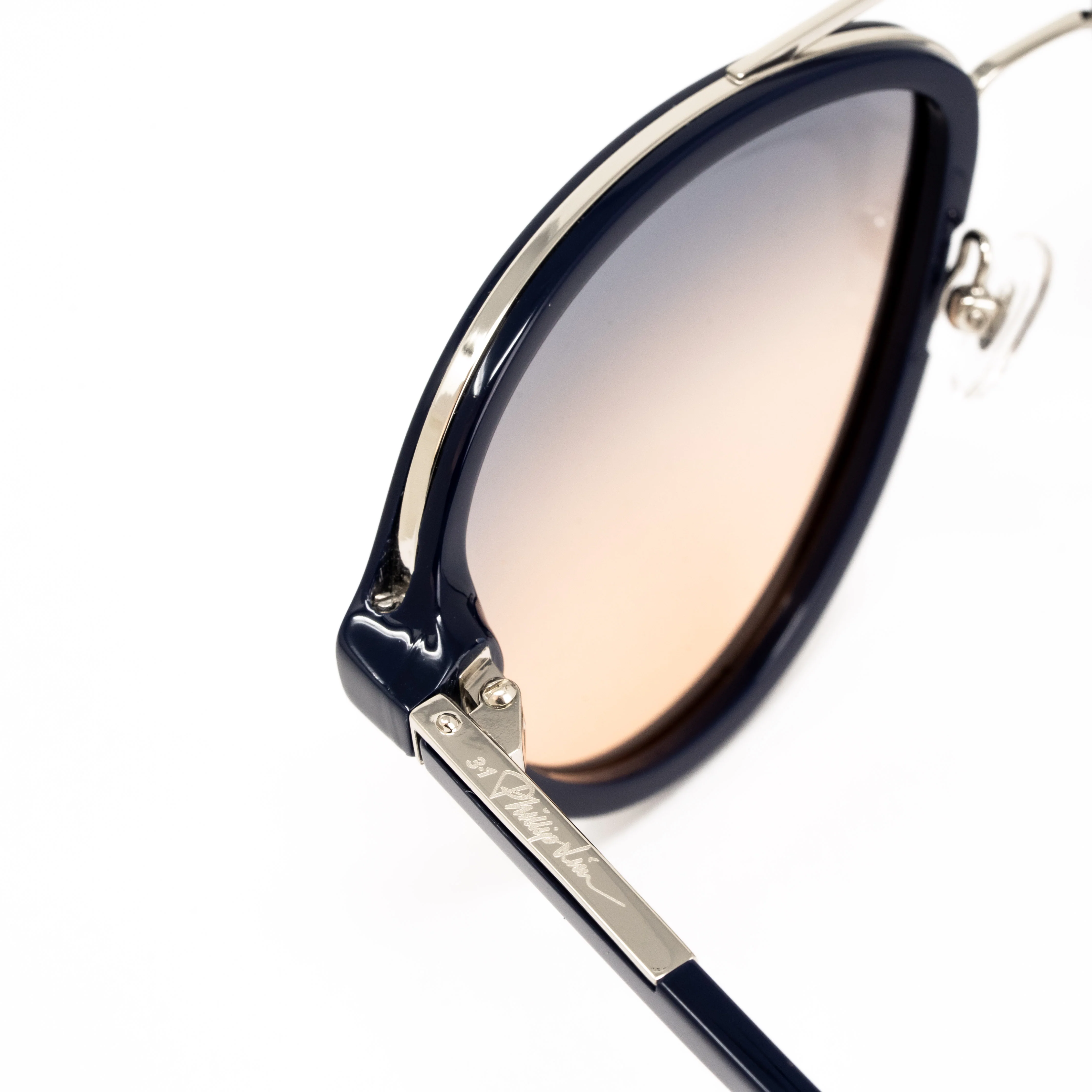 Phillip Lim x Linda Farrow Navy Sunglasses - Image 4