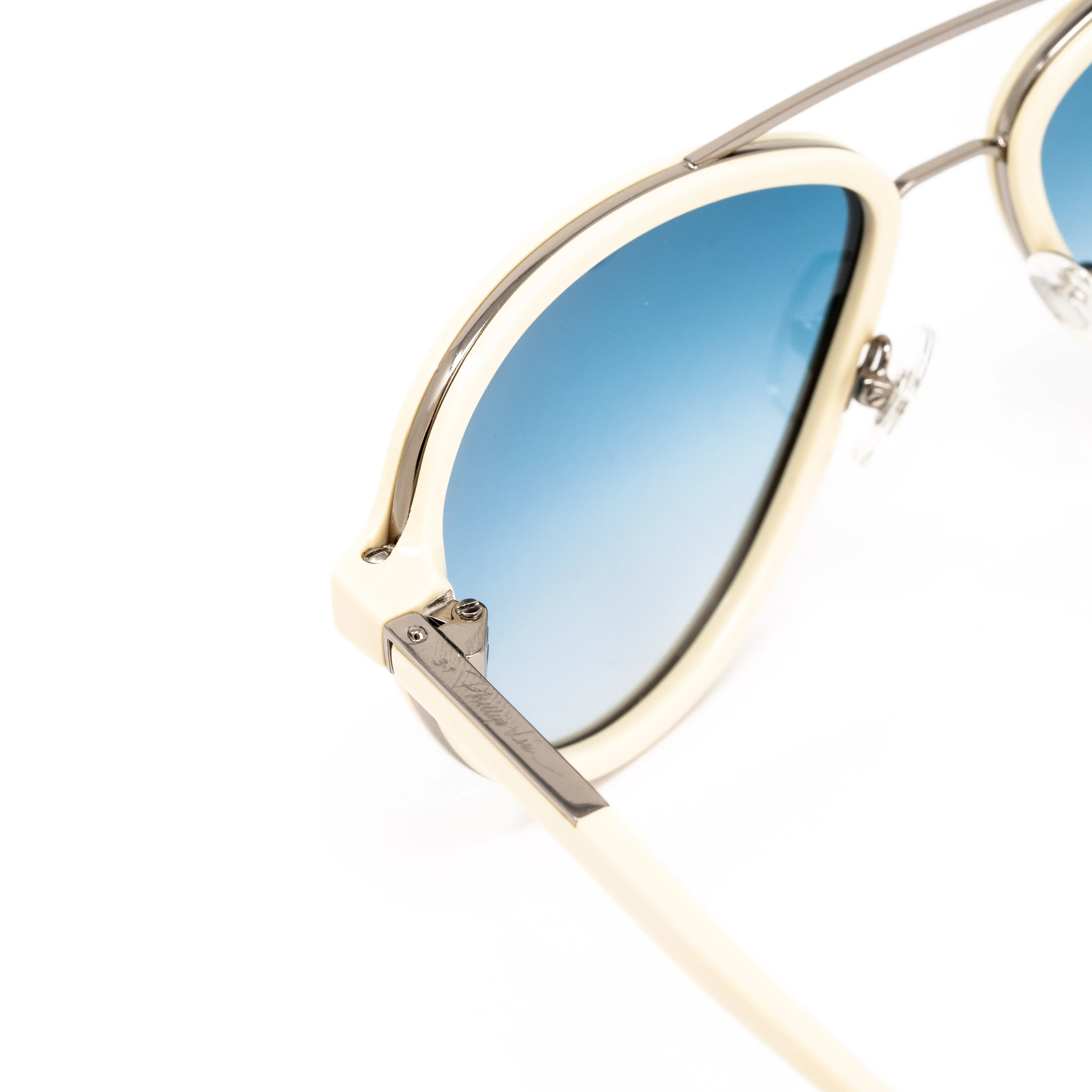 Phillip Lim x Linda Farrow White Sunglasses - Image 4