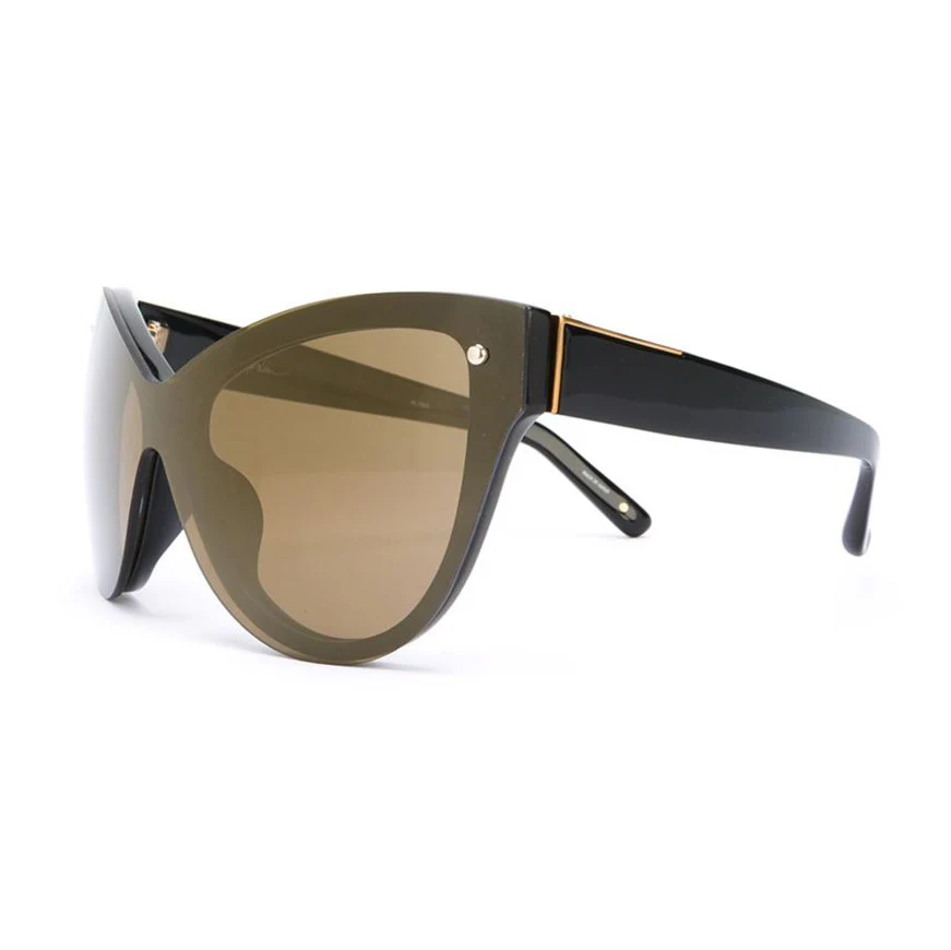 Phillip Lim x Linda Farrow Black Brown Sunglasses