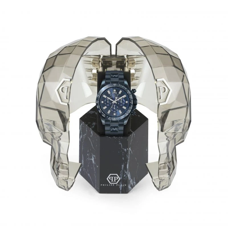 Philipp Plein Mens Watch Street Couture Nobile Blue IP - Image 2