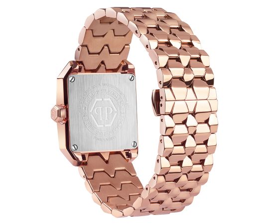 Philipp Plein Ladies Watch Street Couture Offshore Square Rose Gold IP - Image 3