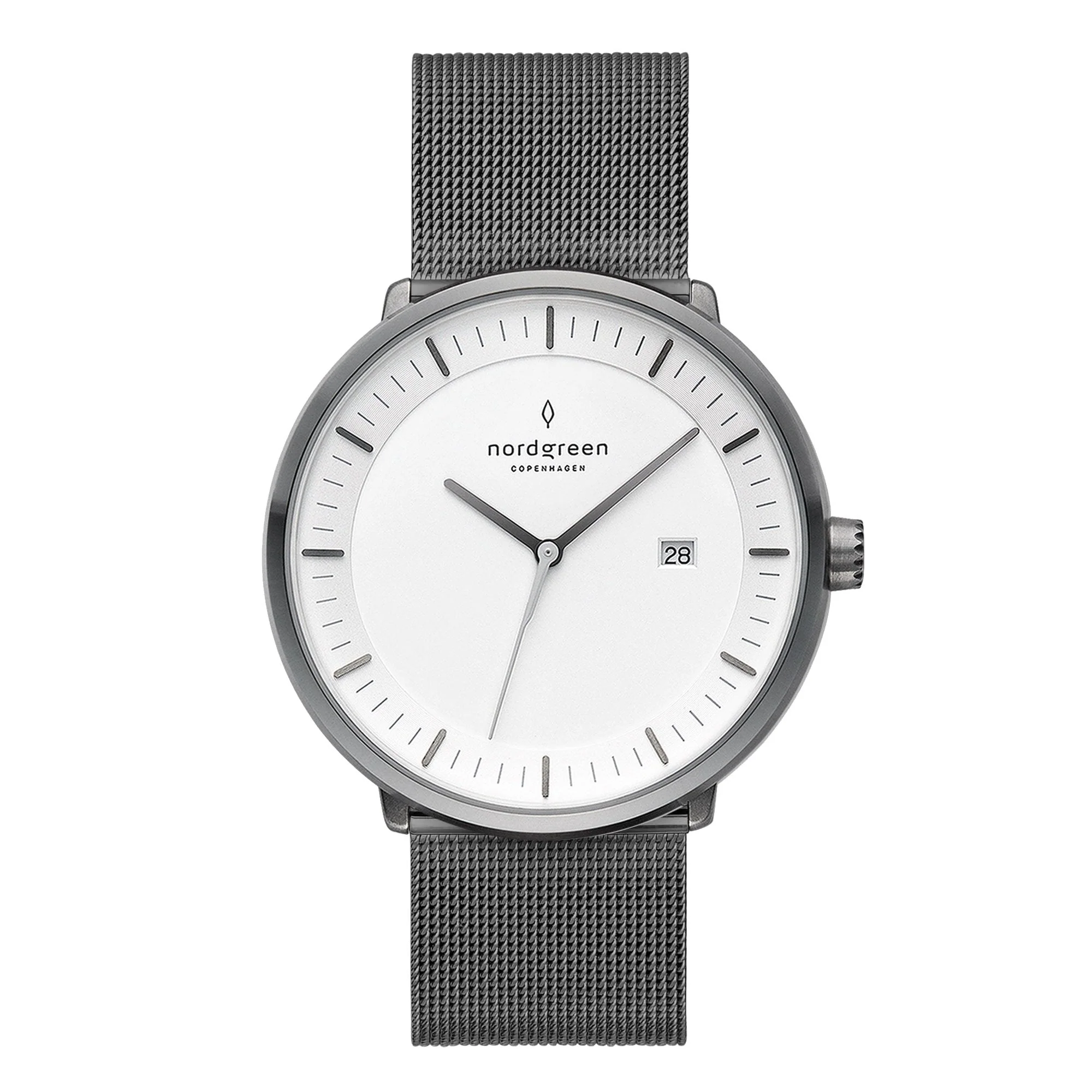 Nordgreen Philosopher Gun Metal 36mm Gun Metal Case Watch