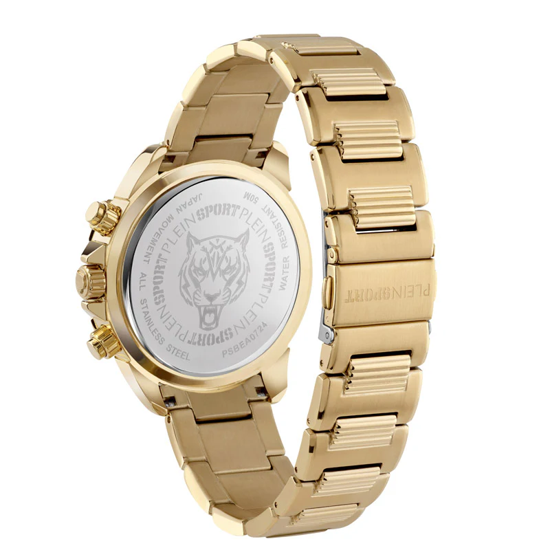 Plein Sport Impact Men's Black Gold Watch - Image 2