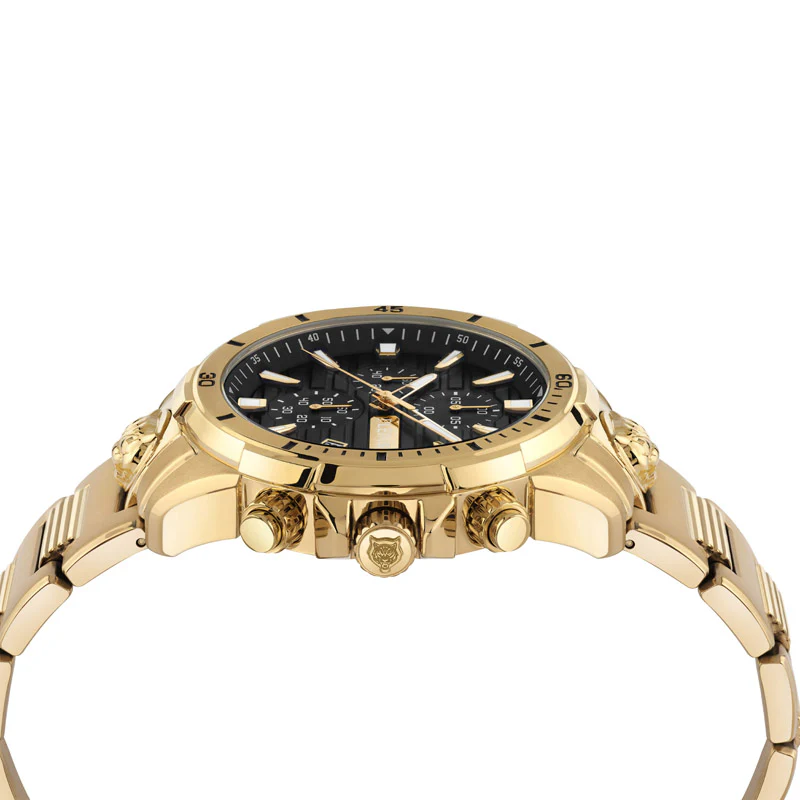 Plein Sport Impact Men's Black Gold Watch - Image 3