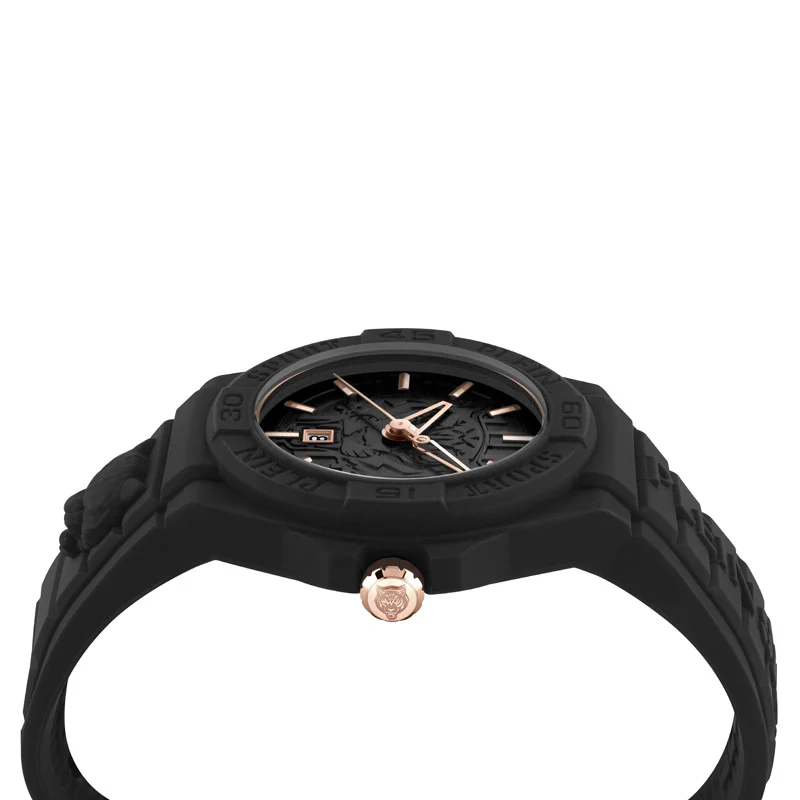 Plein Sport New Fearless Unisex Black Watch - Image 3