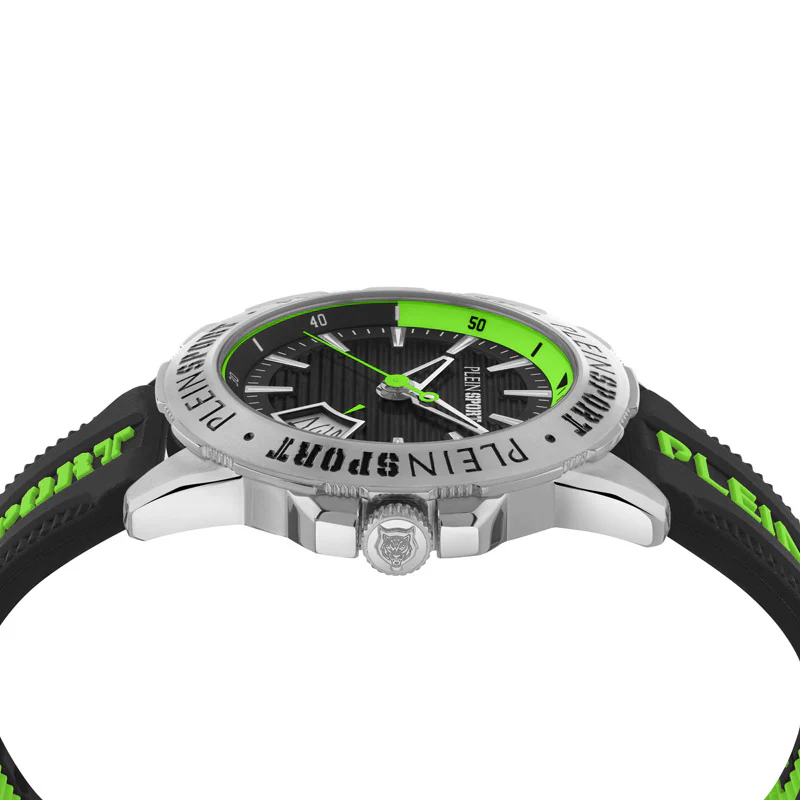 Plein Sport Rampage Men's Black Green Watch - Image 3