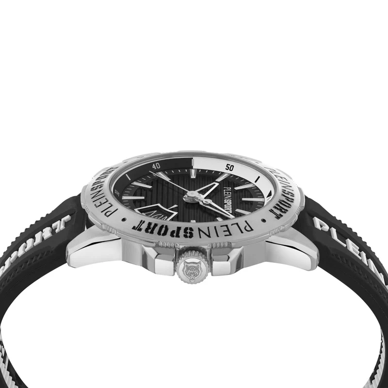 Plein Sport Rampage Men's Black White Watch - Image 3