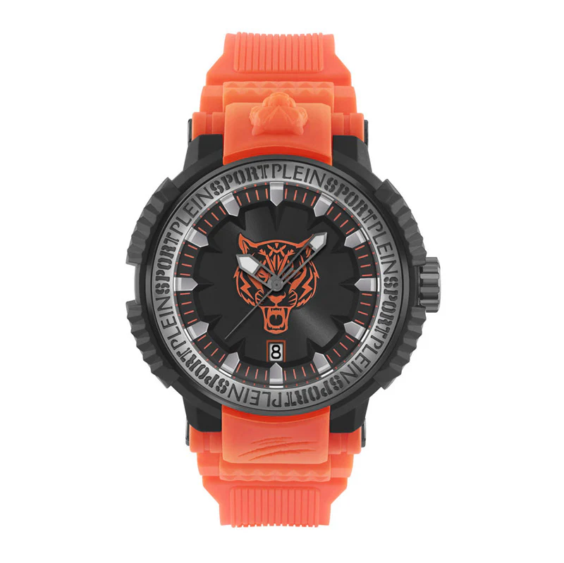 Plein Sport Tiger Power Unisex Black Red Watch