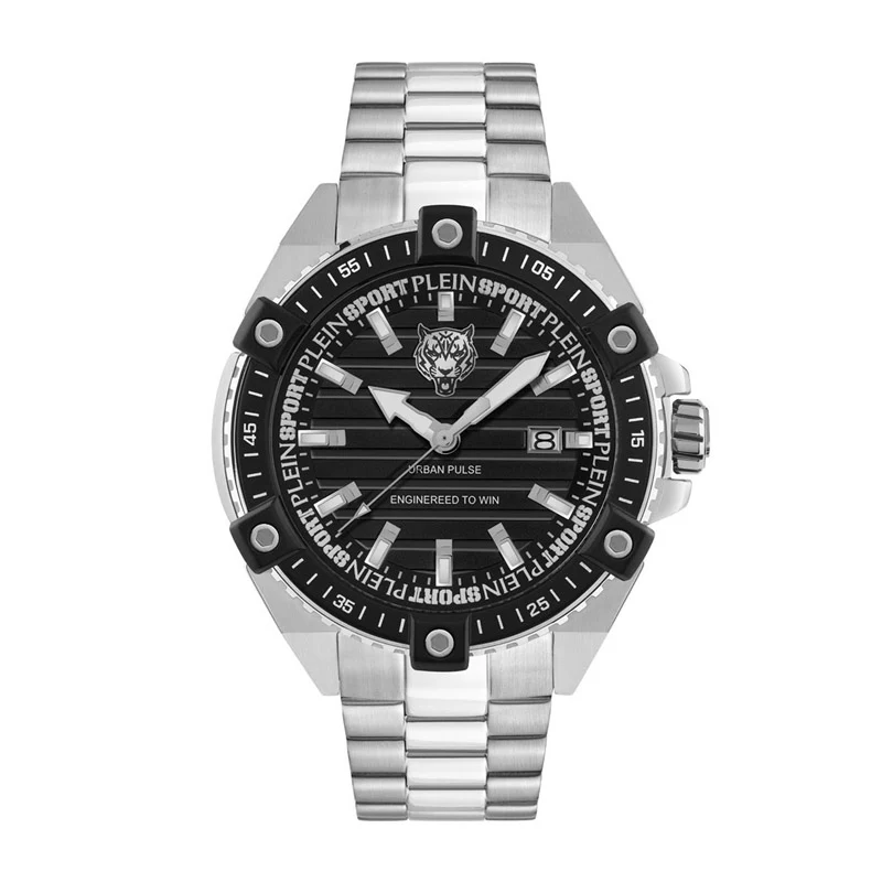 Plein Sport Urban Pulse Men's Black Silver Watch