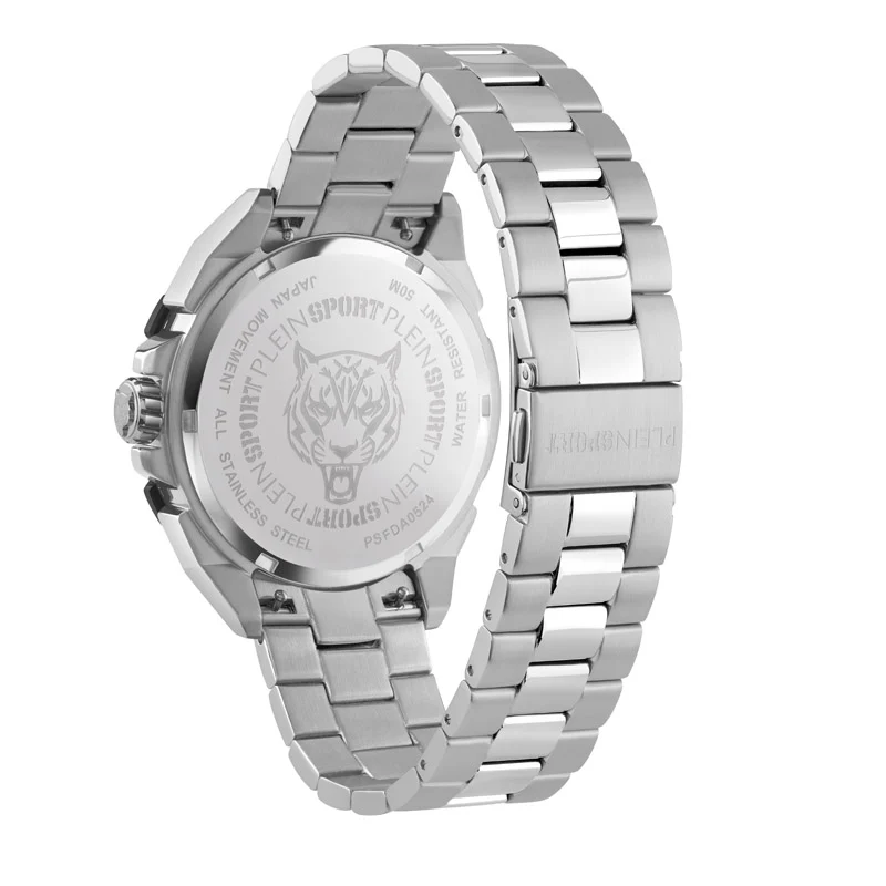 Plein Sport Urban Pulse Men's Black Silver Watch - Image 2