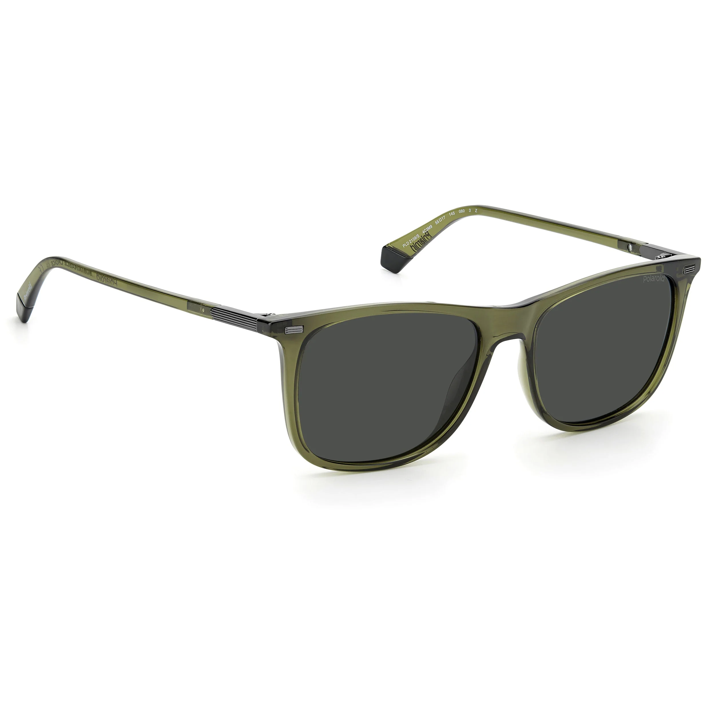 Polaroid PLD 2109/S 4C3 55M9(PLD76) Ladies Green Sunglass - Image 4