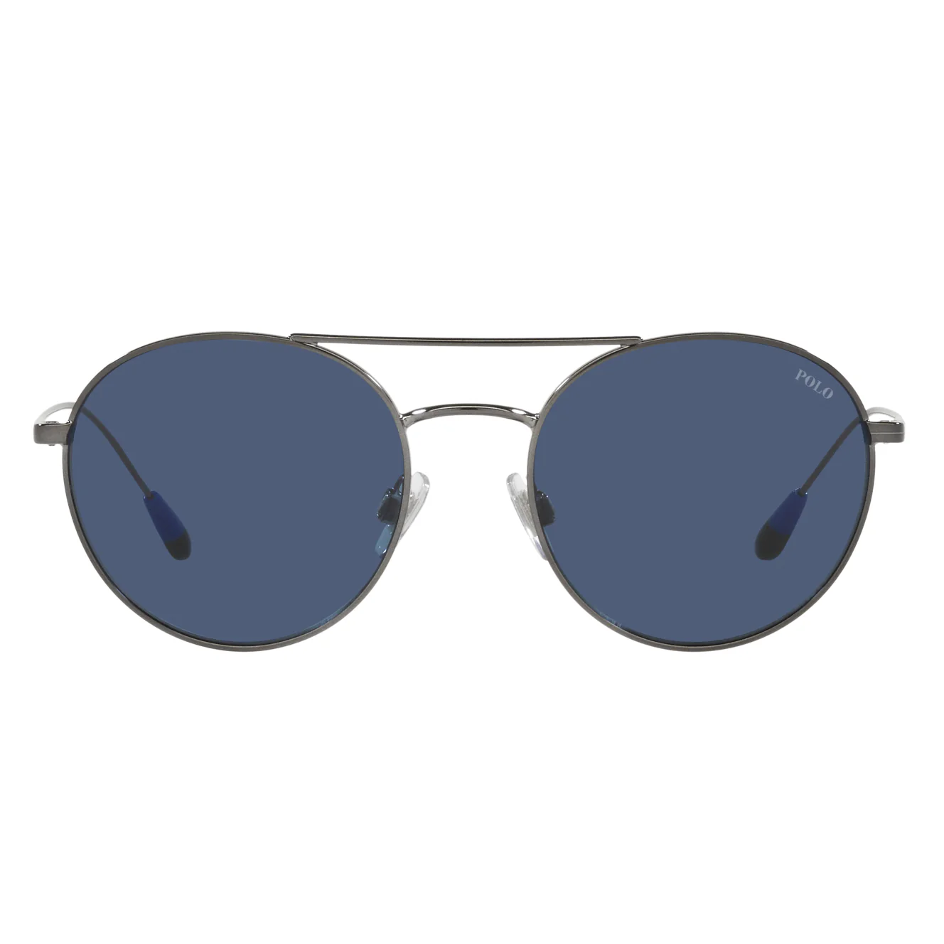 Polo Ralph Lauren (POL05) Men's Shiny Dark Gunmetal Sunglasses - Image 2