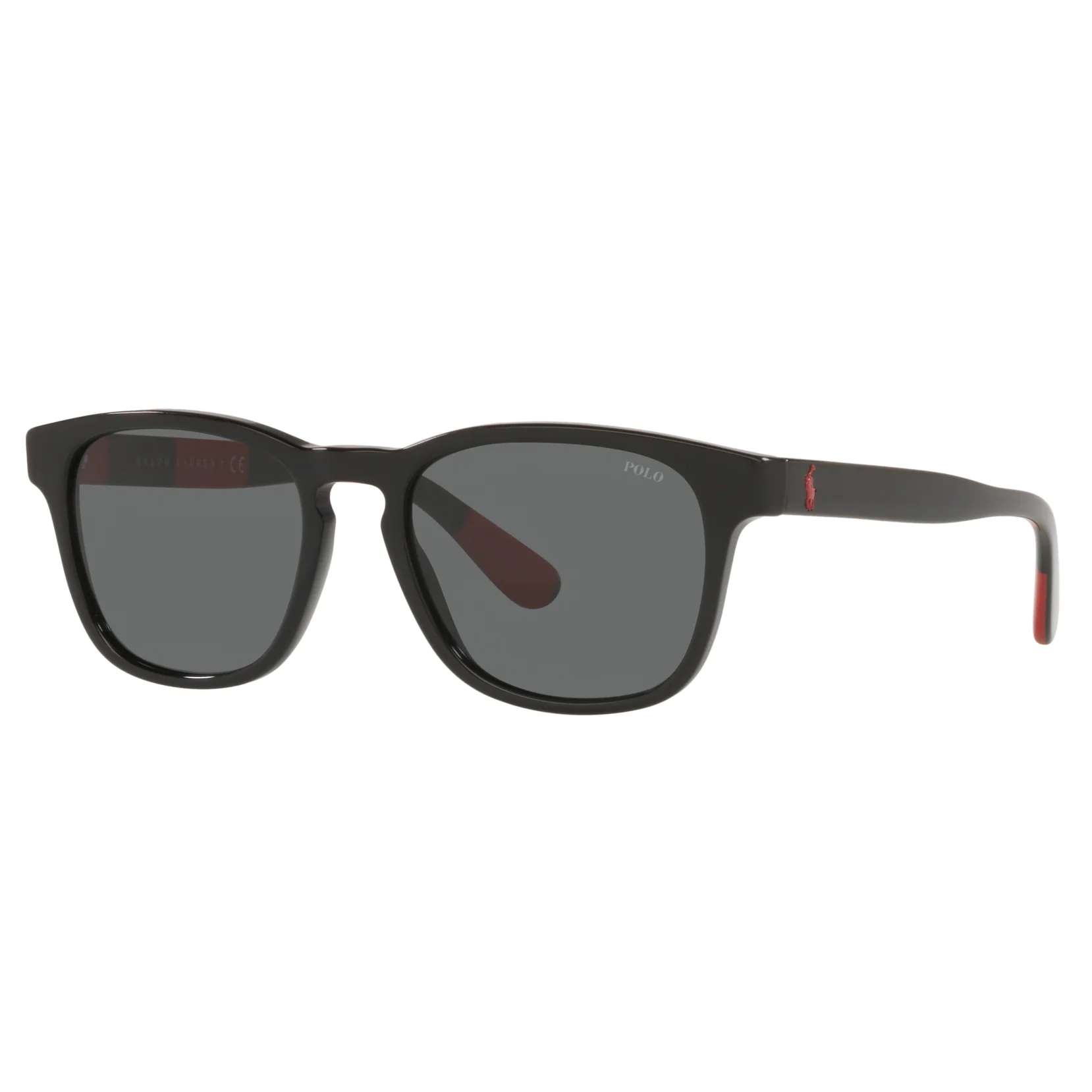 Polo Ralph Lauren (POL12) Men's Shiny Black Sunglasses