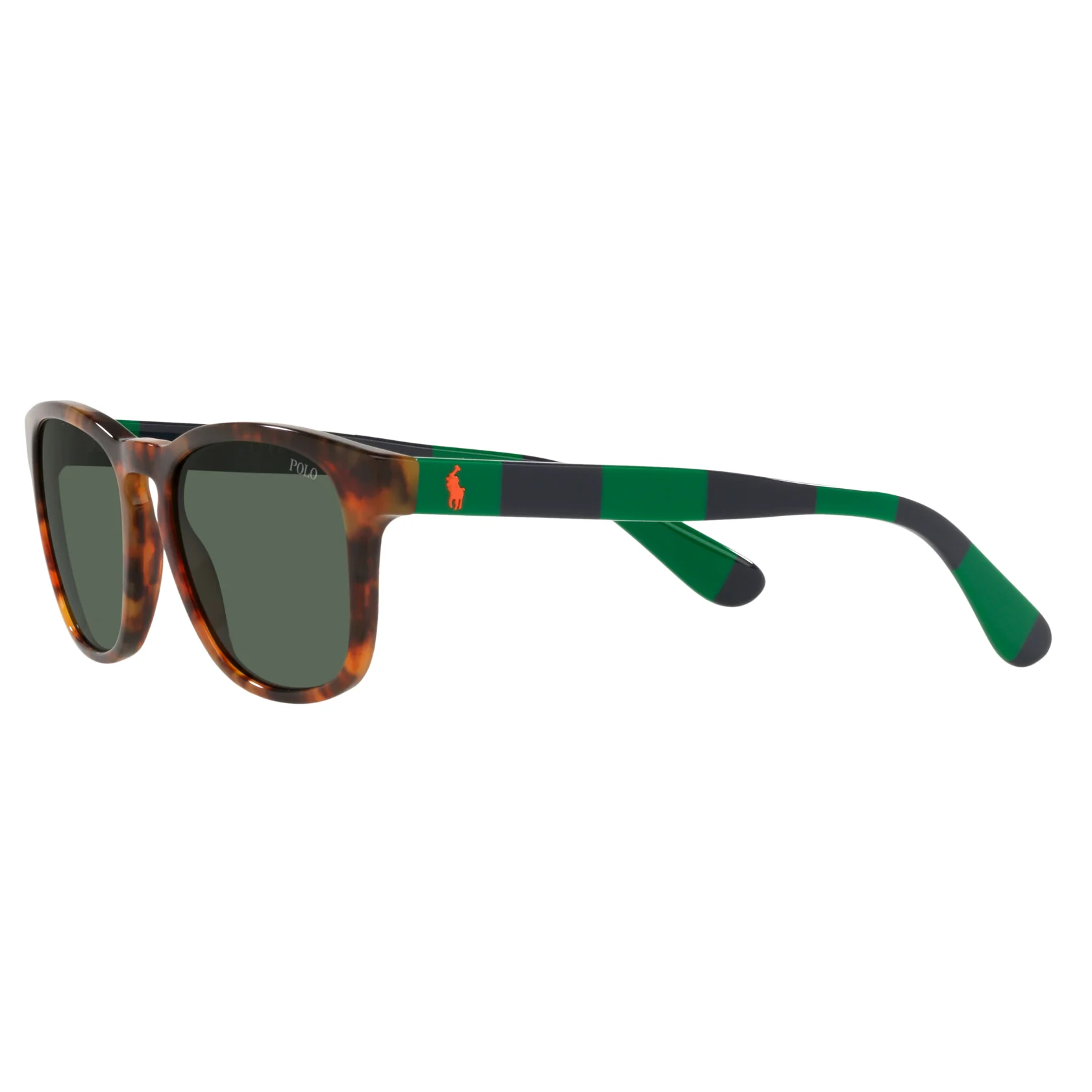 Polo Ralph Lauren (POL08) Men's Shiny Jerry Tortoise Sunglasses - Image 3