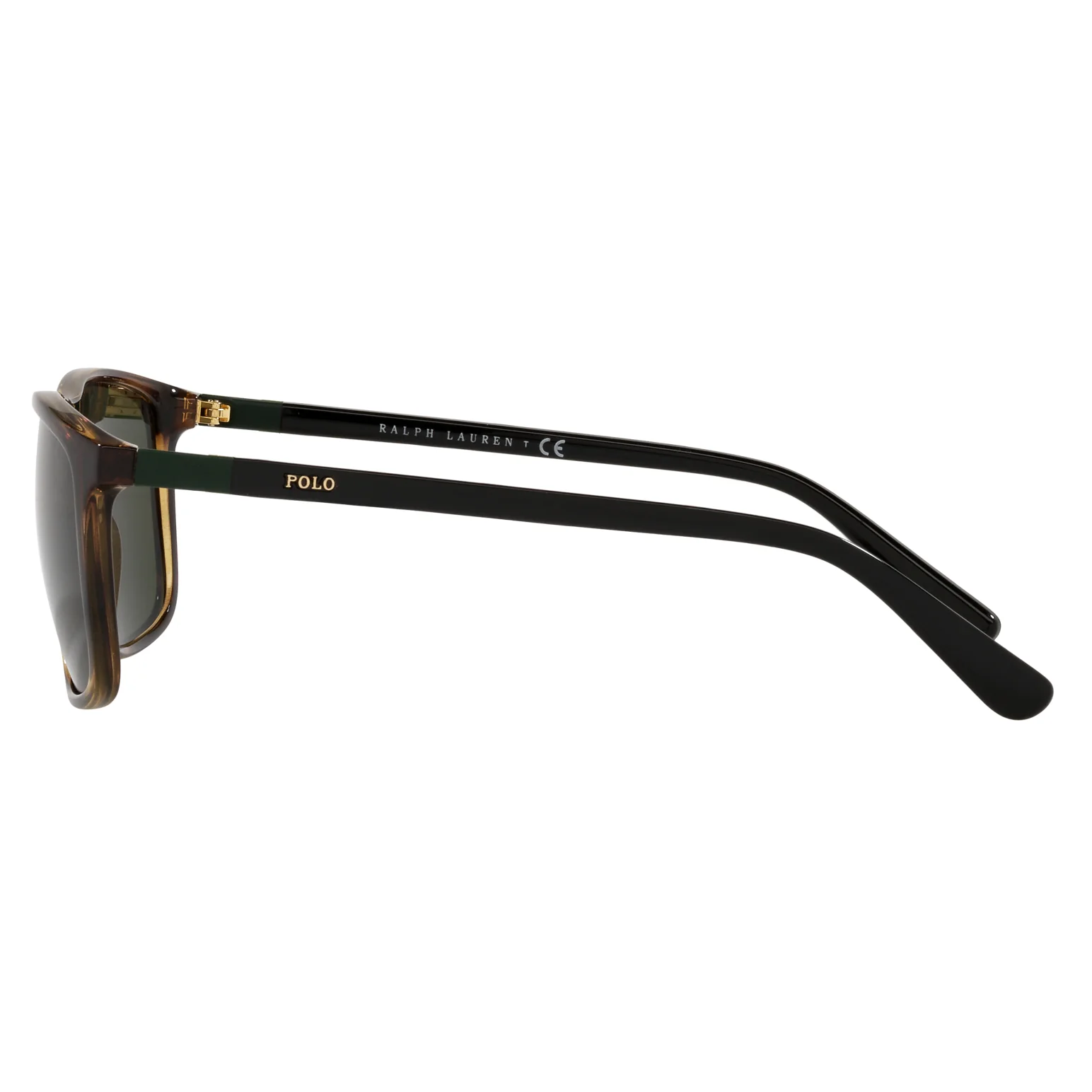 Polo Ralph Lauren (POL04) Men's Shiny Dark Havana Sunglasses - Image 4