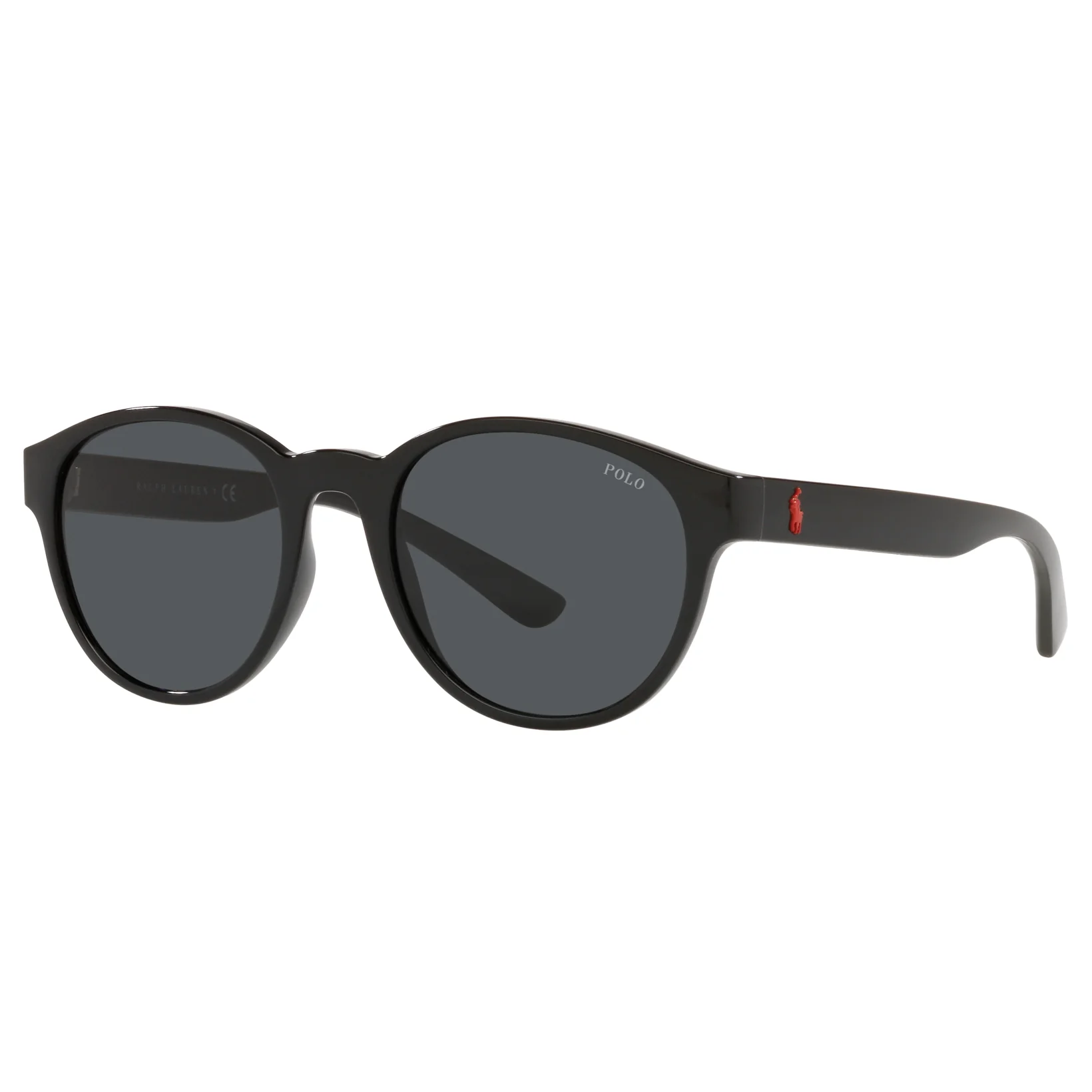 Polo Ralph Lauren (POL21) Men's Shiny Black Sunglasses