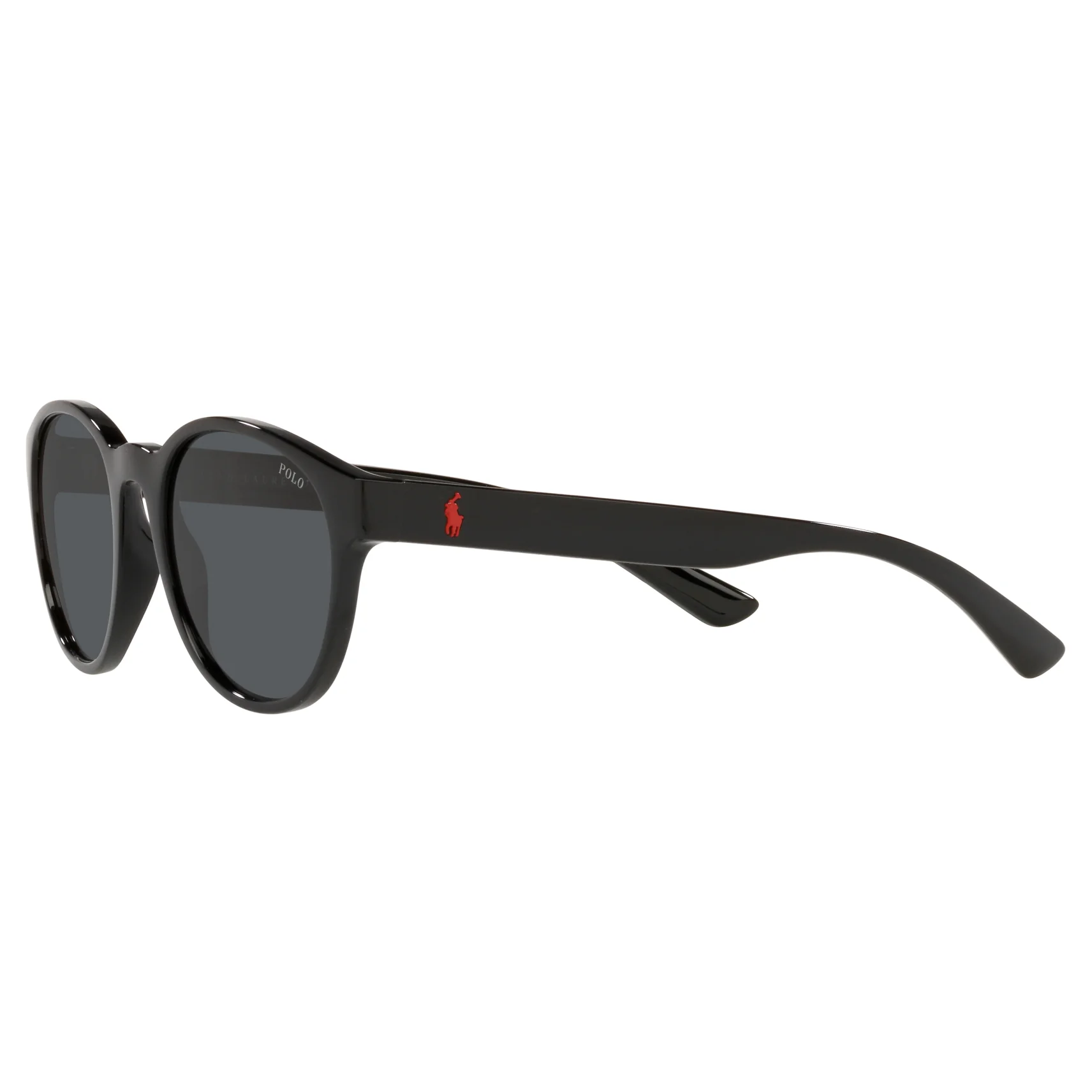 Polo Ralph Lauren (POL21) Men's Shiny Black Sunglasses - Image 3