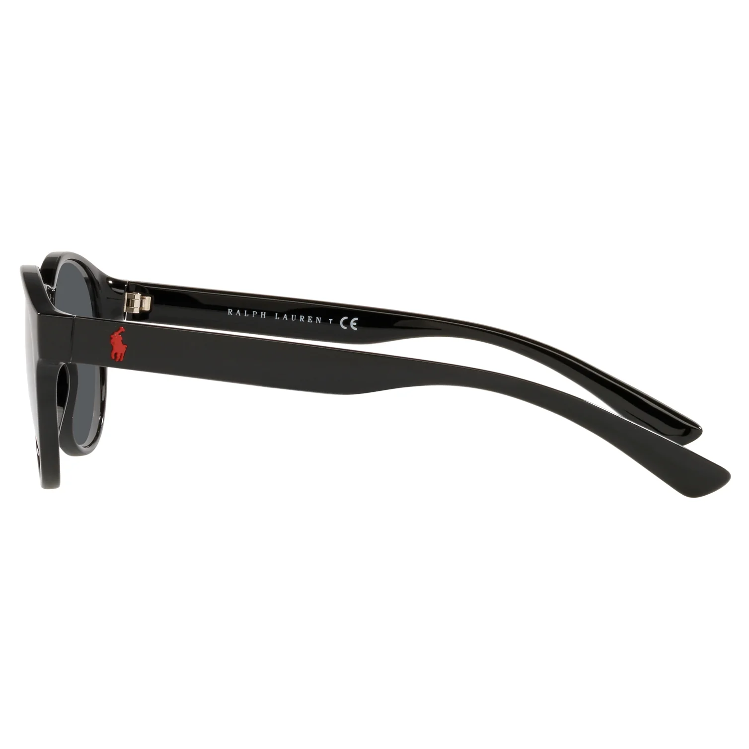 Polo Ralph Lauren (POL21) Men's Shiny Black Sunglasses - Image 4