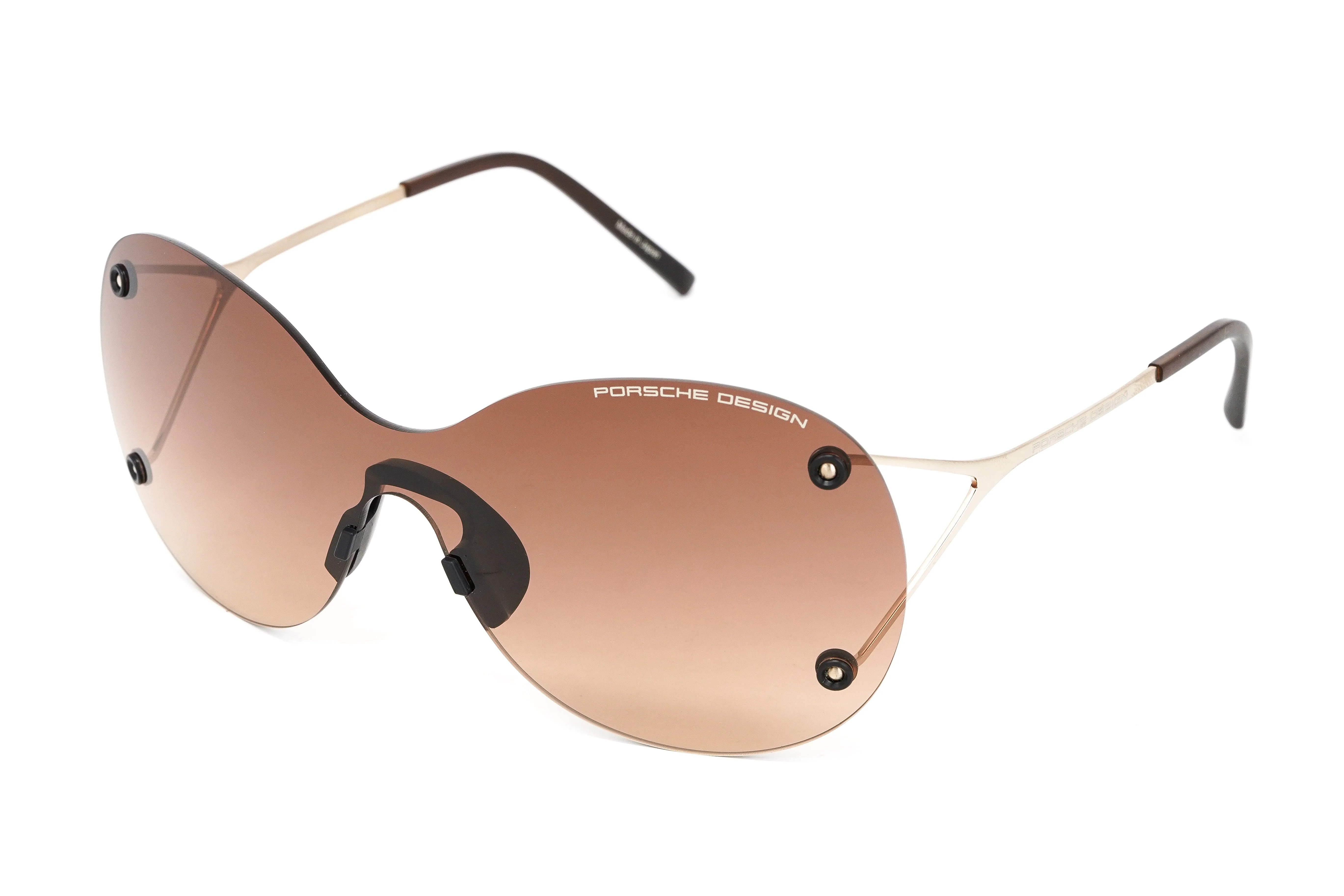 Porsche Design Ladies Butterfly Rimless Gradient Brown Titanium - Image 2