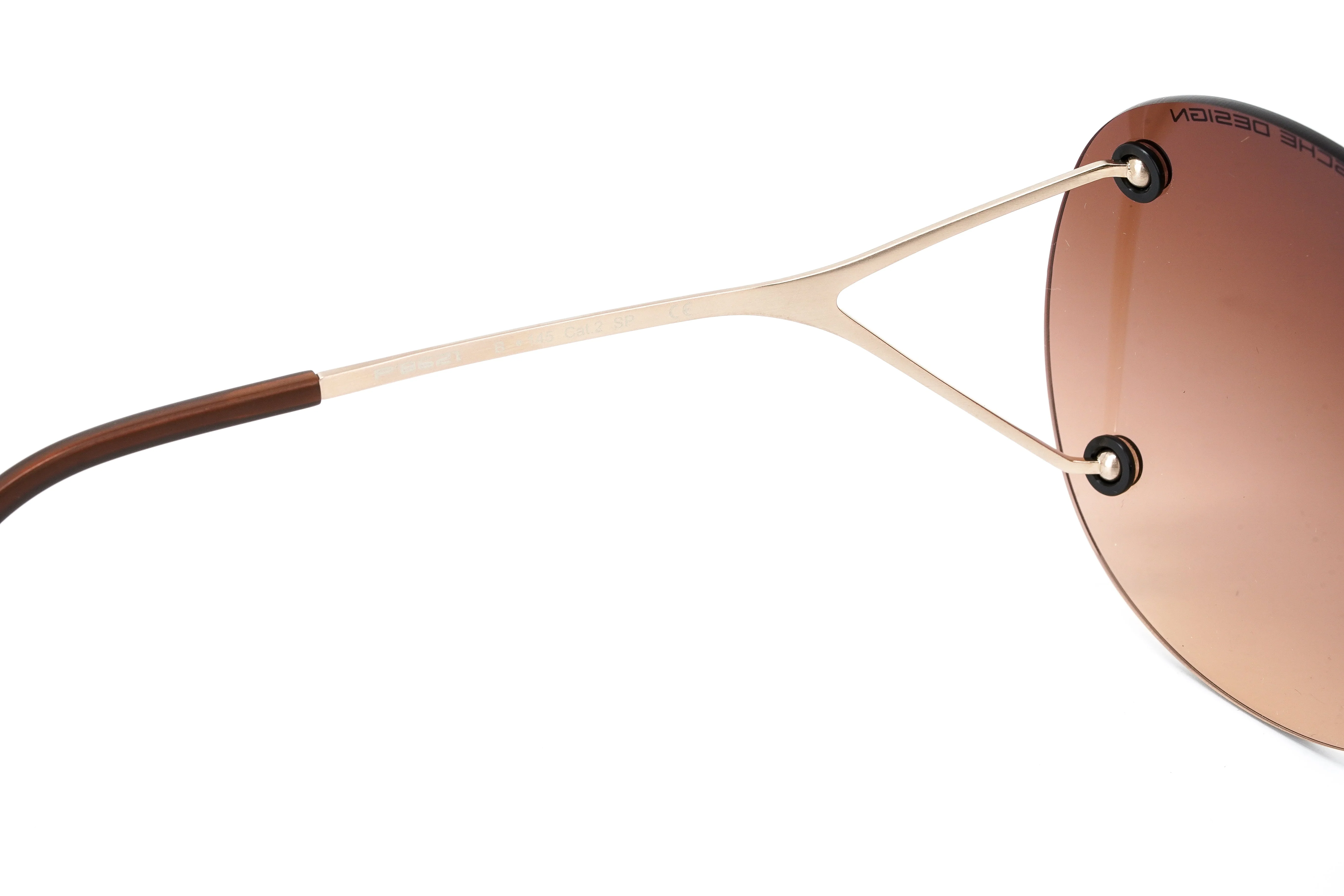 Porsche Design Ladies Butterfly Rimless Gradient Brown Titanium - Image 5