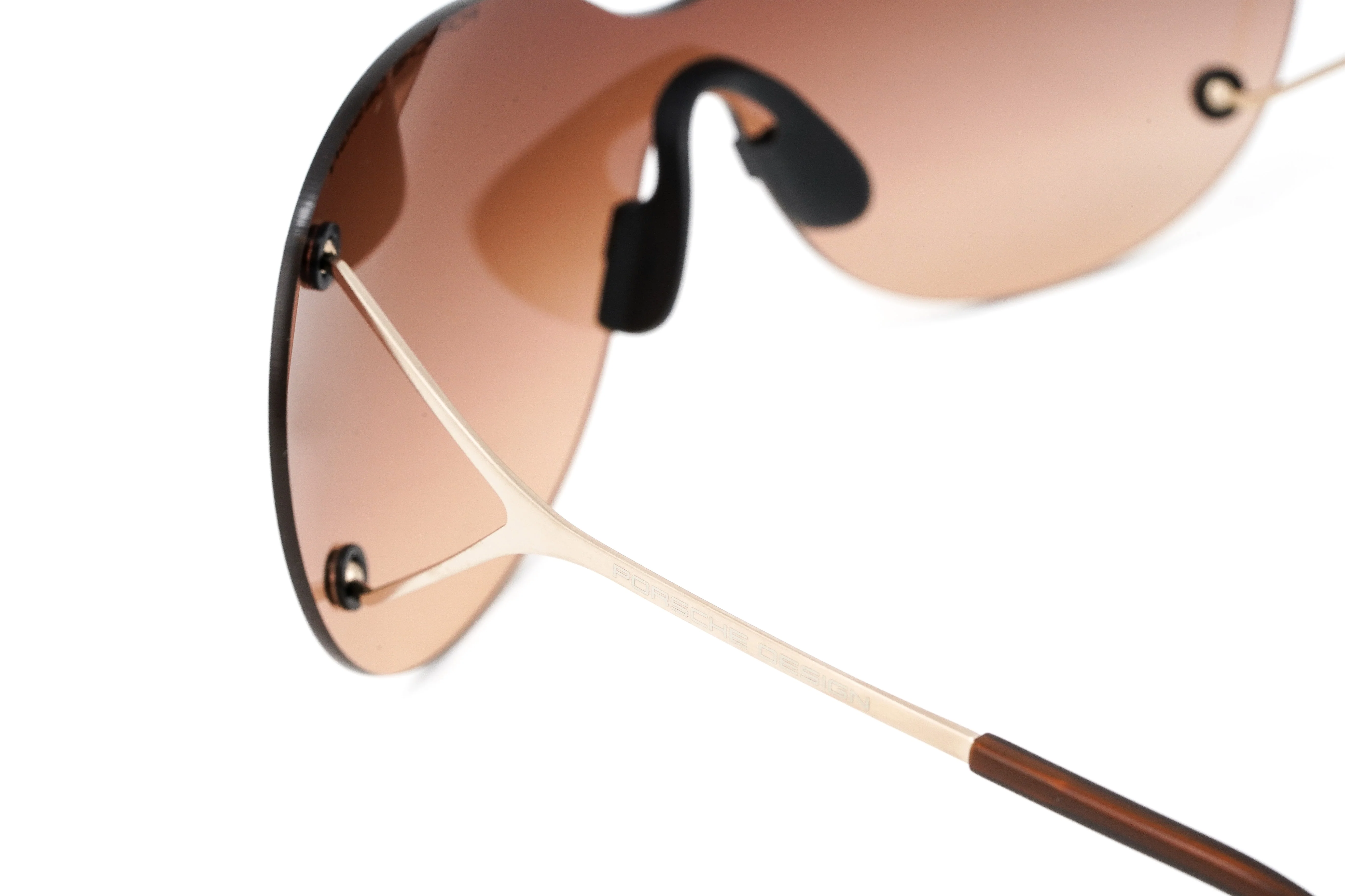 Porsche Design Ladies Butterfly Rimless Gradient Brown Titanium - Image 6