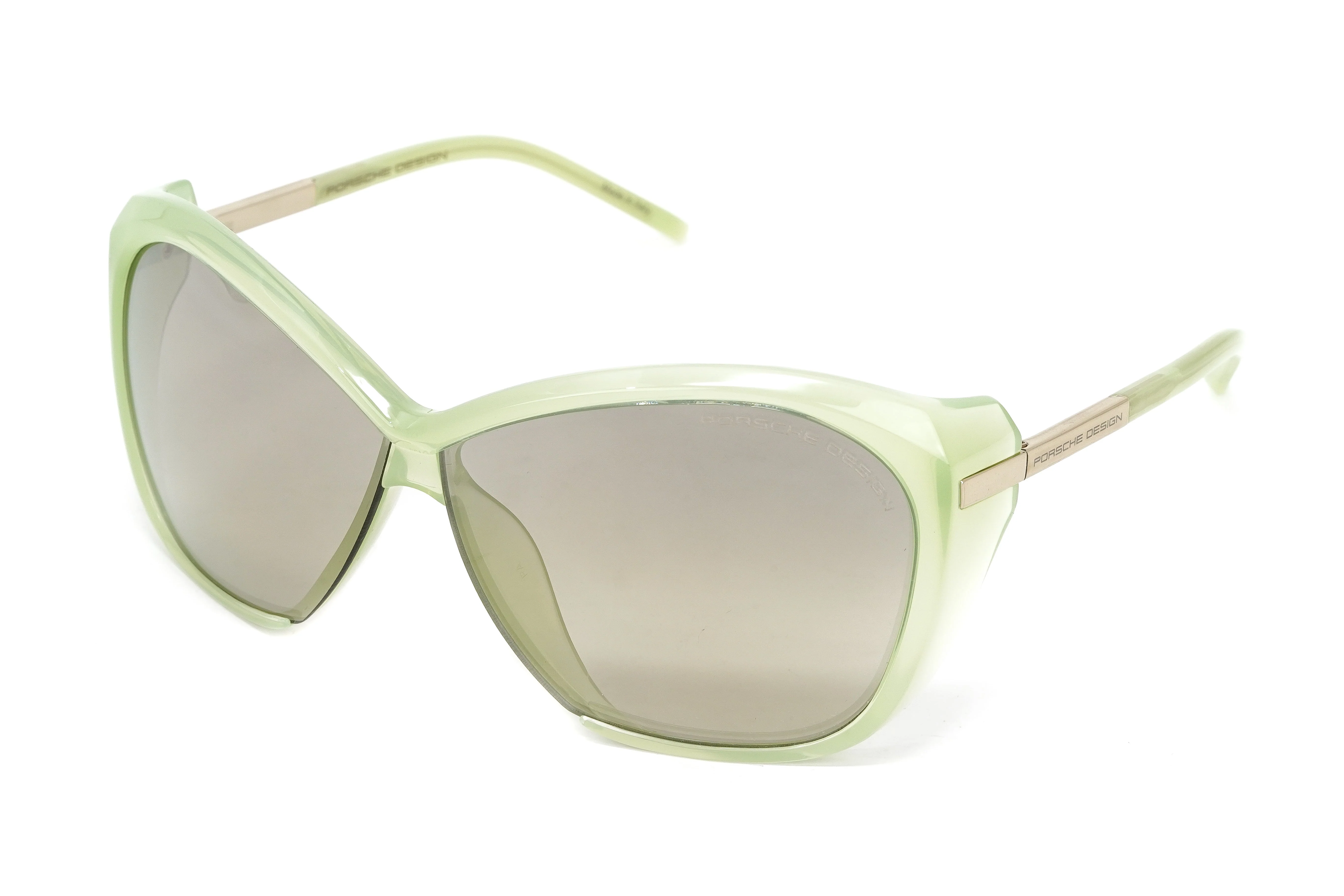 Porsche Design Ladies Sunglasses Oversized Light Green P8603 B - Image 2