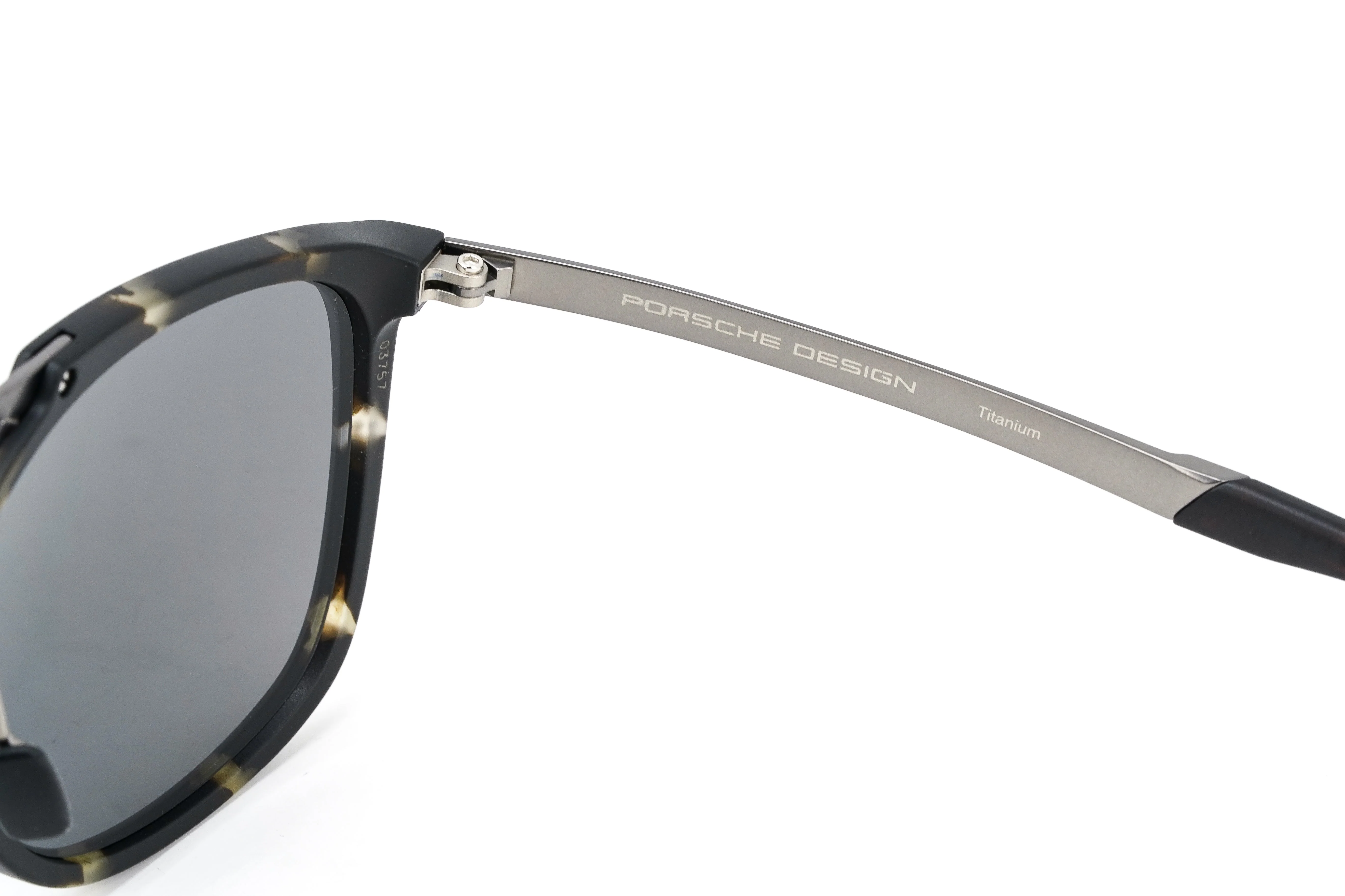 Porsche Design Men Sunglasses Havana Dark Blue Mirrored P8671 B - Image 3