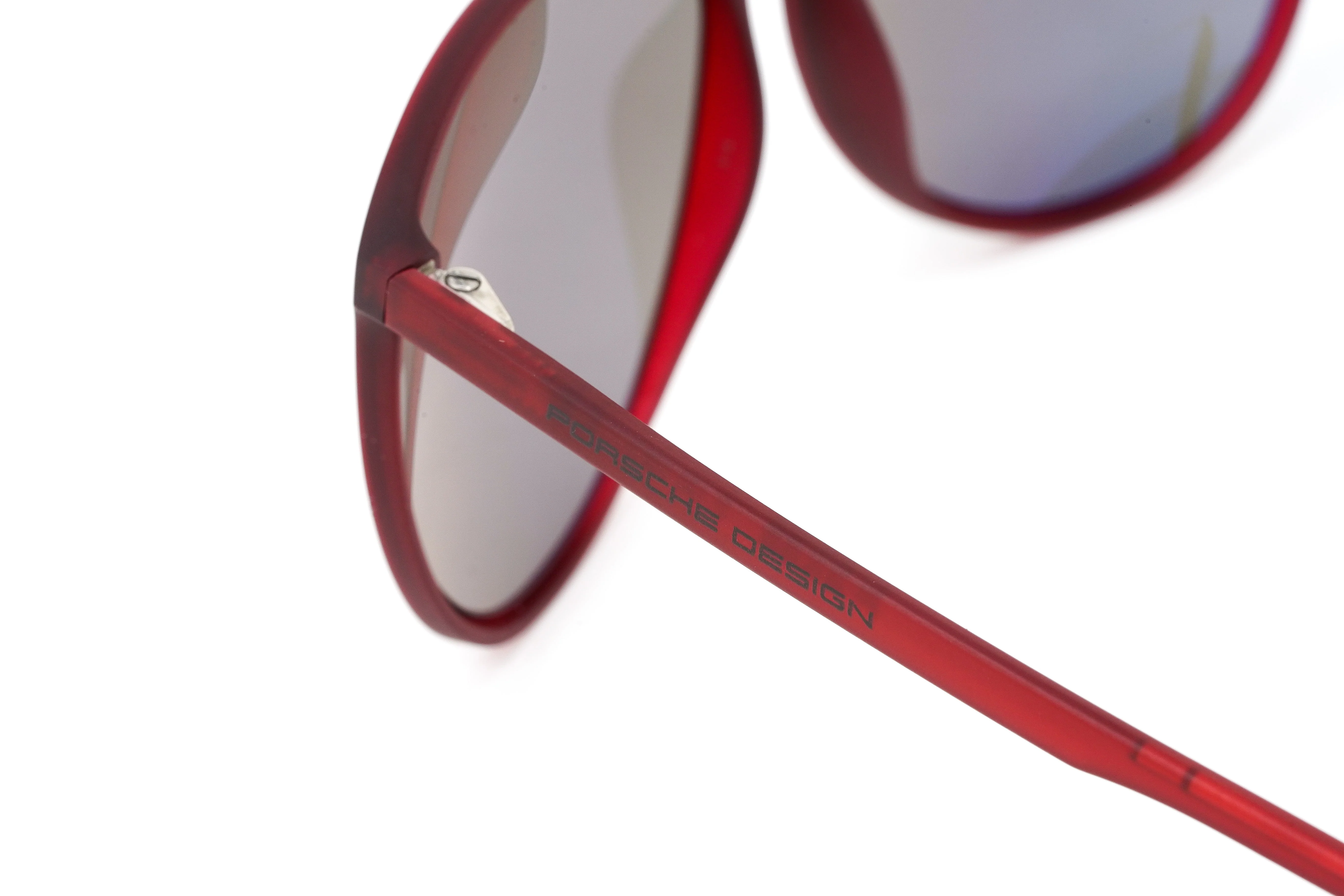 Porsche Design Unisex Sunglasses Pilot Aubergine P8596 C - Image 6