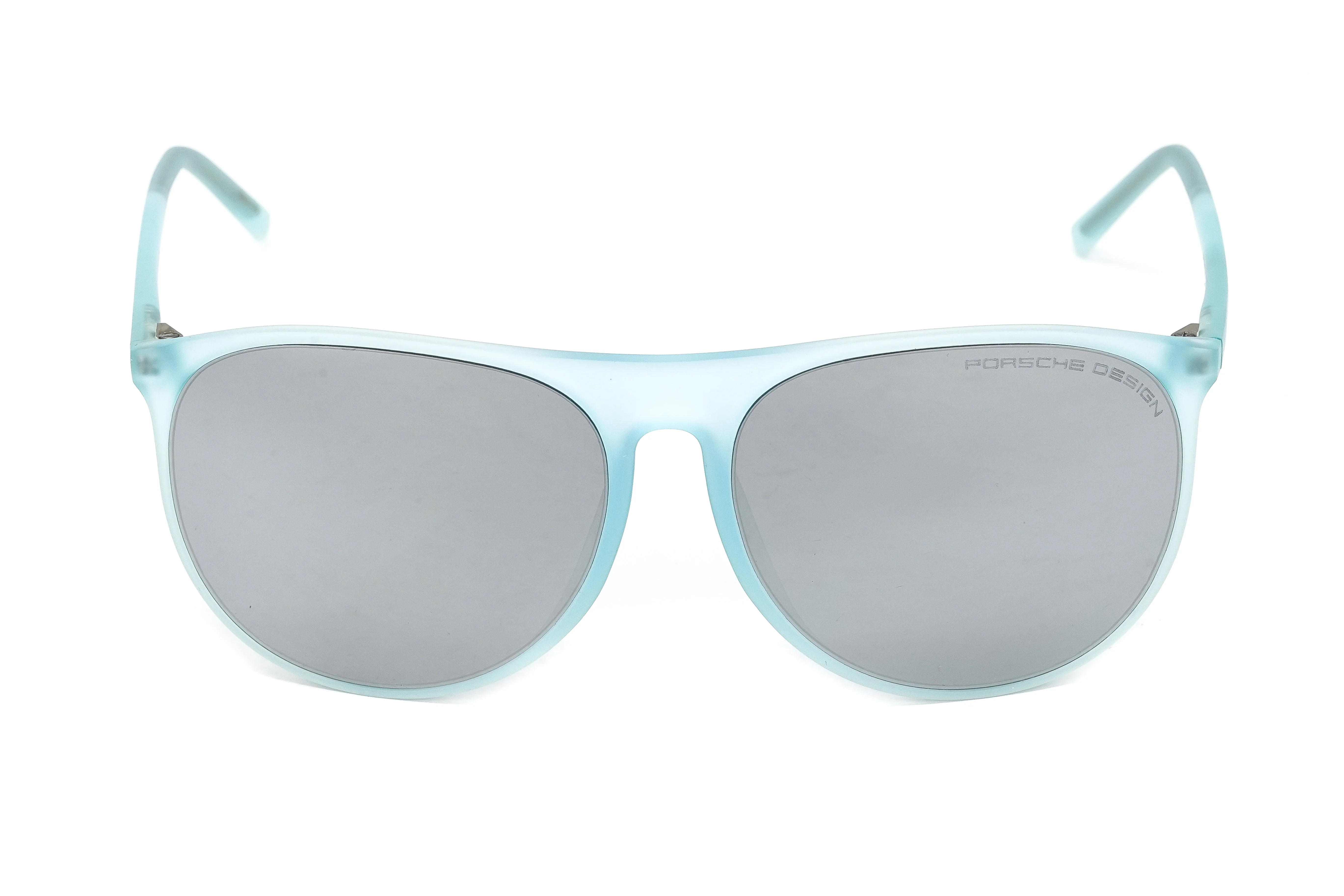 Porsche Design Unisex Sunglasses Pilot Grey Mirror Lenses P8596 D